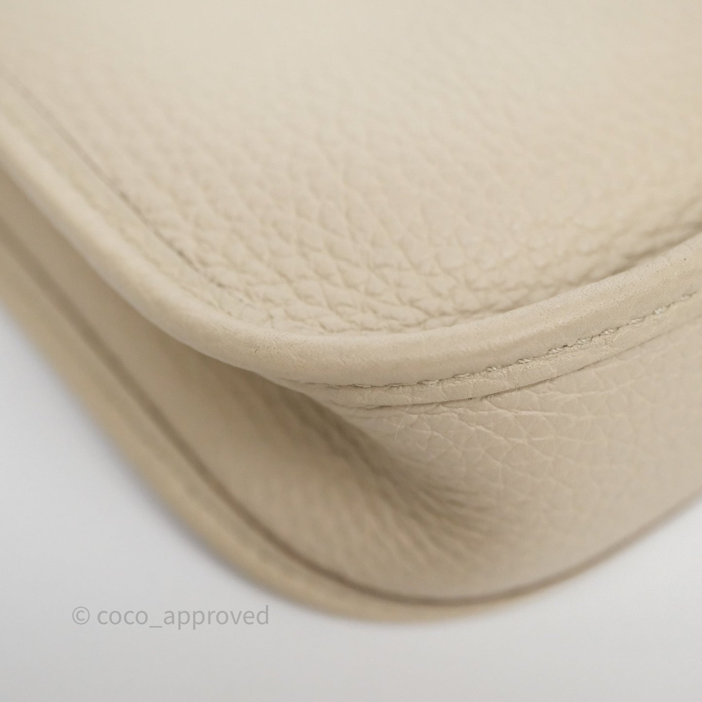 Hermès Mini Evelyne 16 Beton 8L Clemence Palladium Hardware