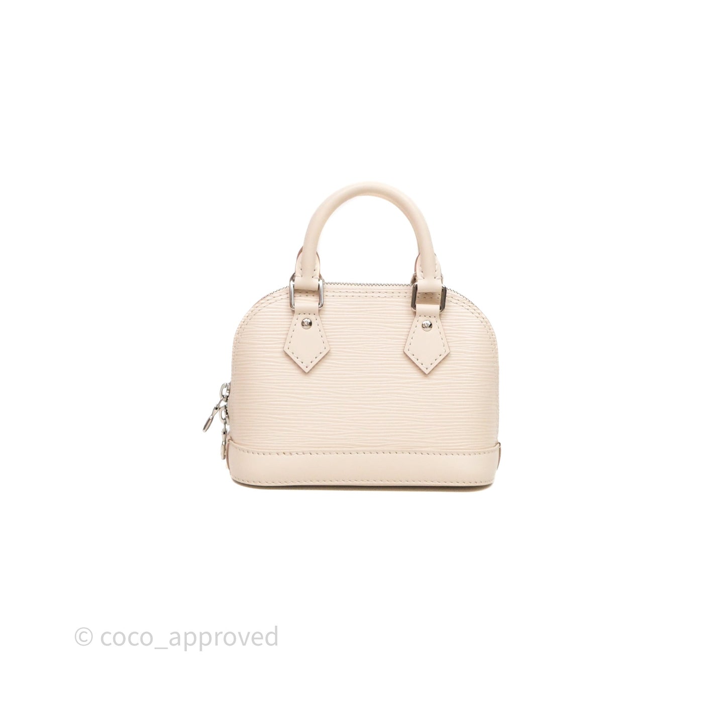 Louis Vuitton Alma Nano Quartz Silver Hardware