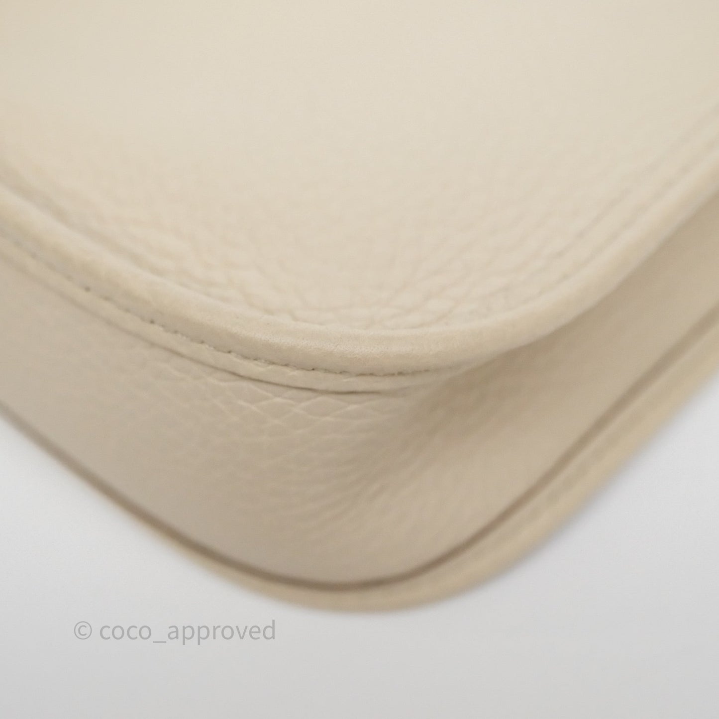 Hermès Mini Evelyne 16 Beton 8L Clemence Palladium Hardware