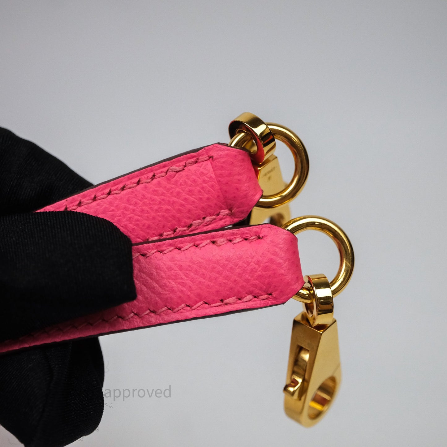 Hermès Kelly 28 Sellier Rose Lipstick U5 Epsom Gold Hardware