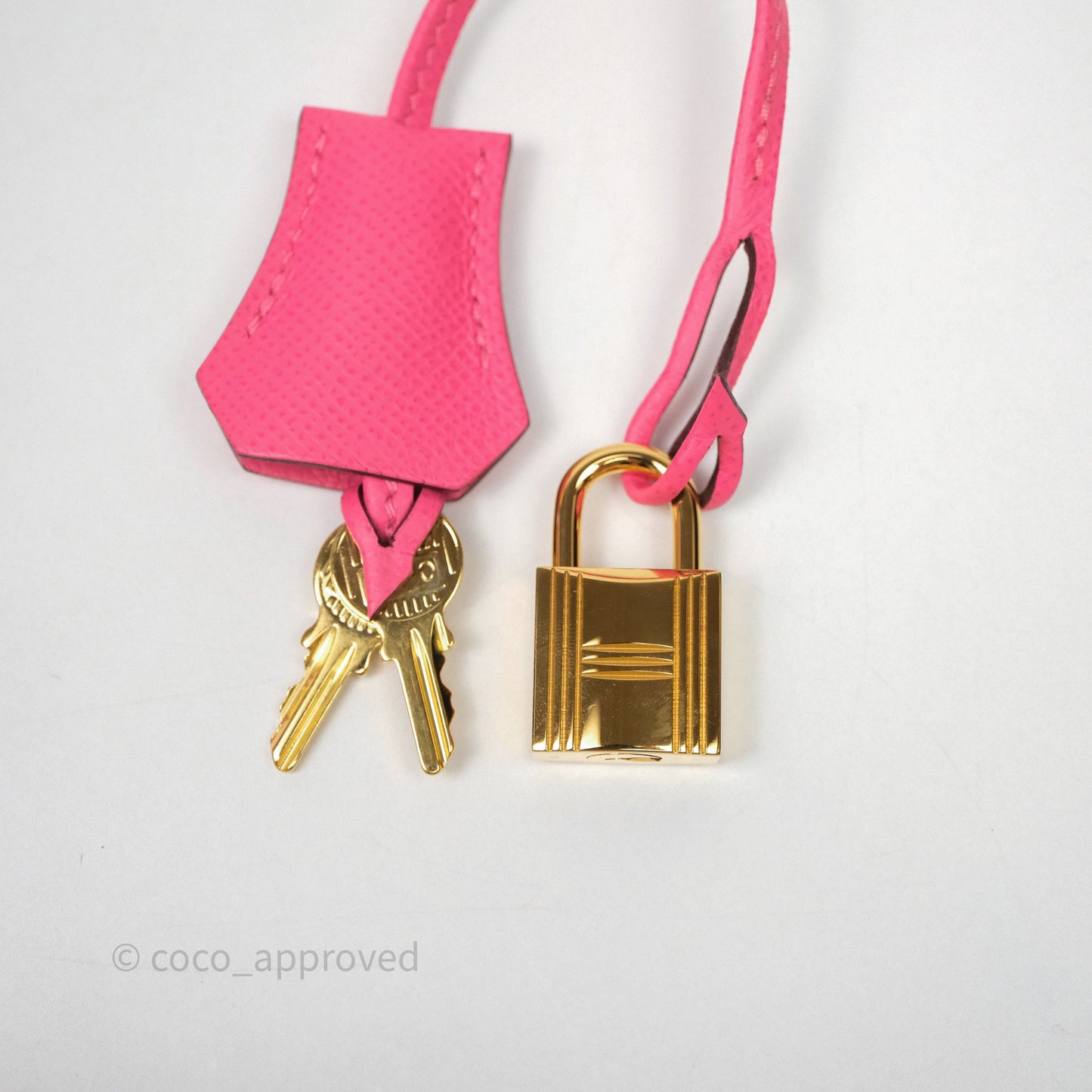 Hermès Kelly 28 Sellier Rose Lipstick U5 Epsom Gold Hardware