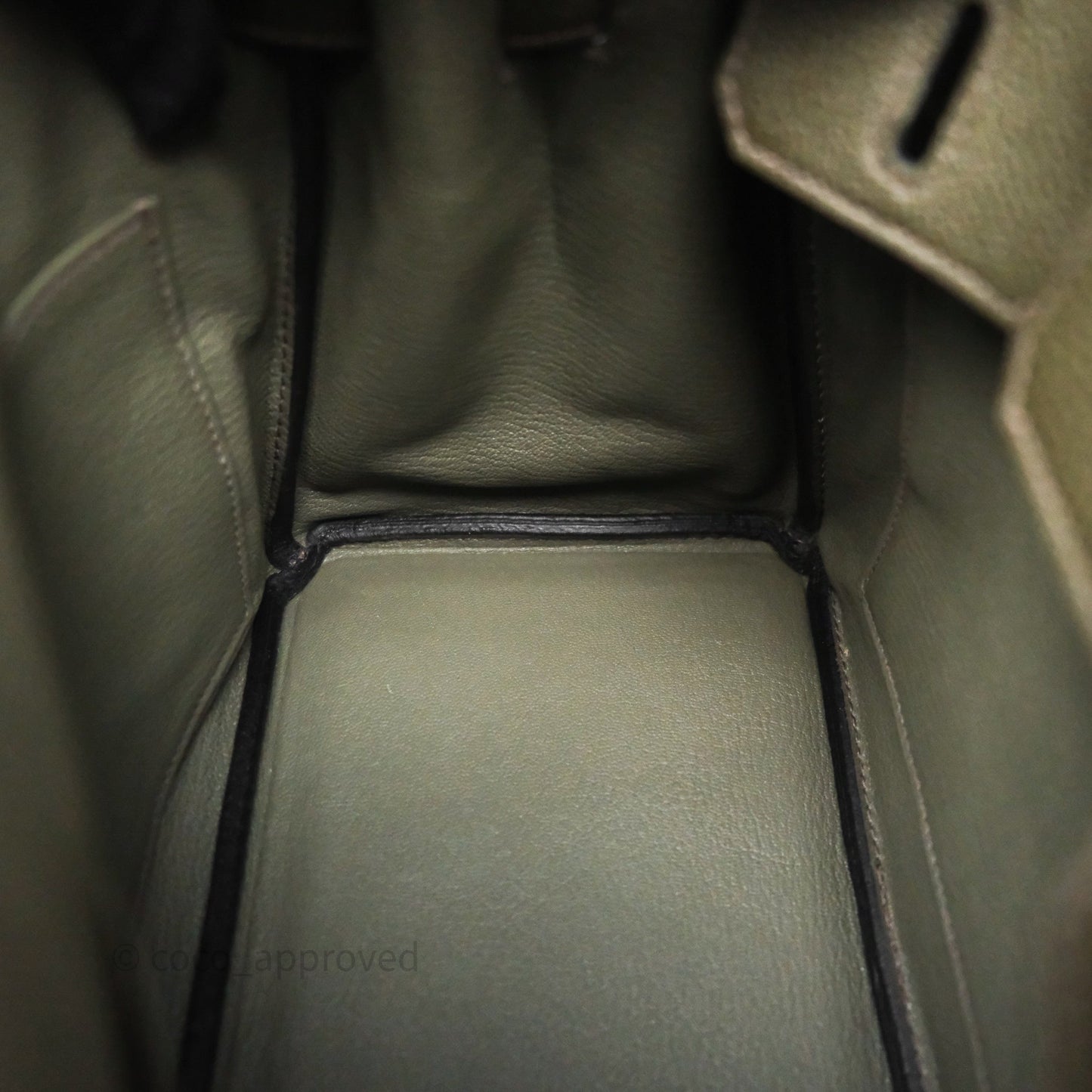 Hermès Birkin 25 Vert de Gris C6 Togo Gold Hardware