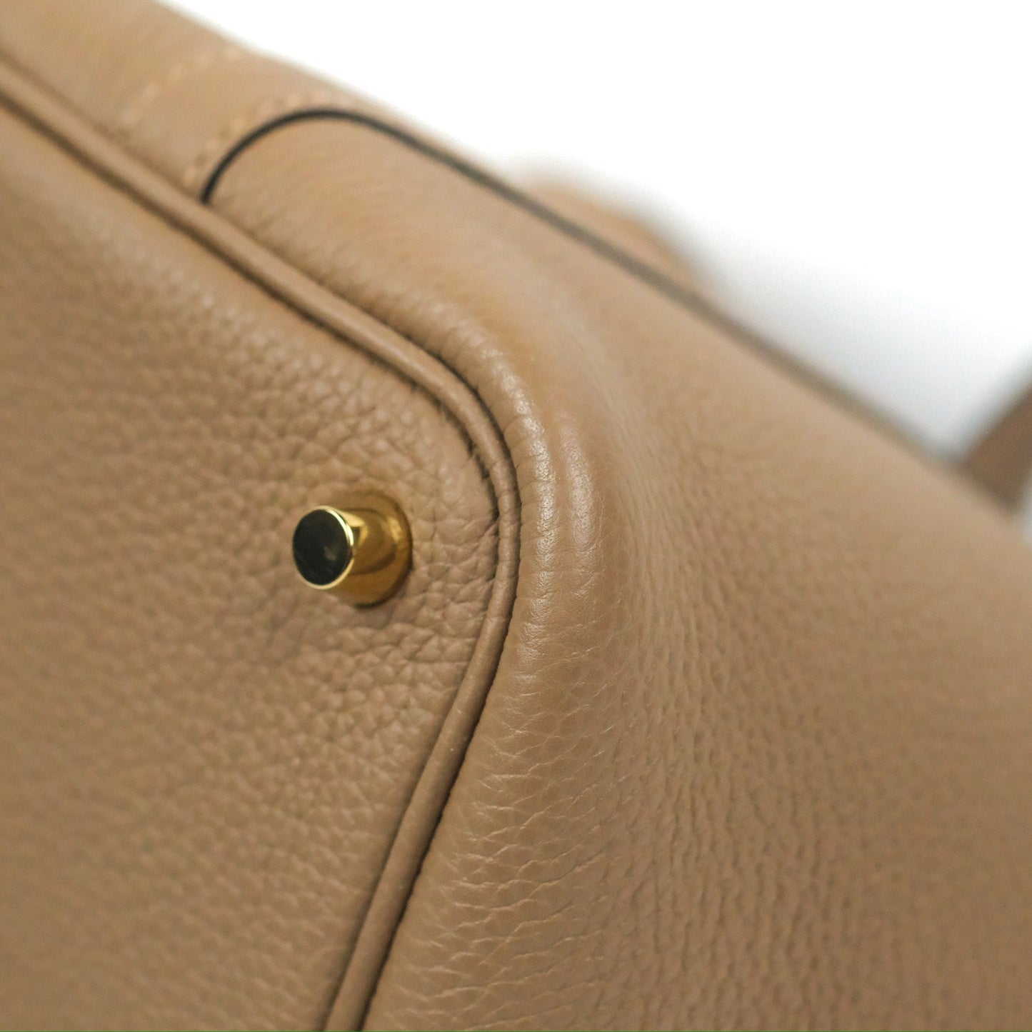 Hermès Picotin Lock 18 Beige De Weimar TM Taurillon Maurice Gold Hardware