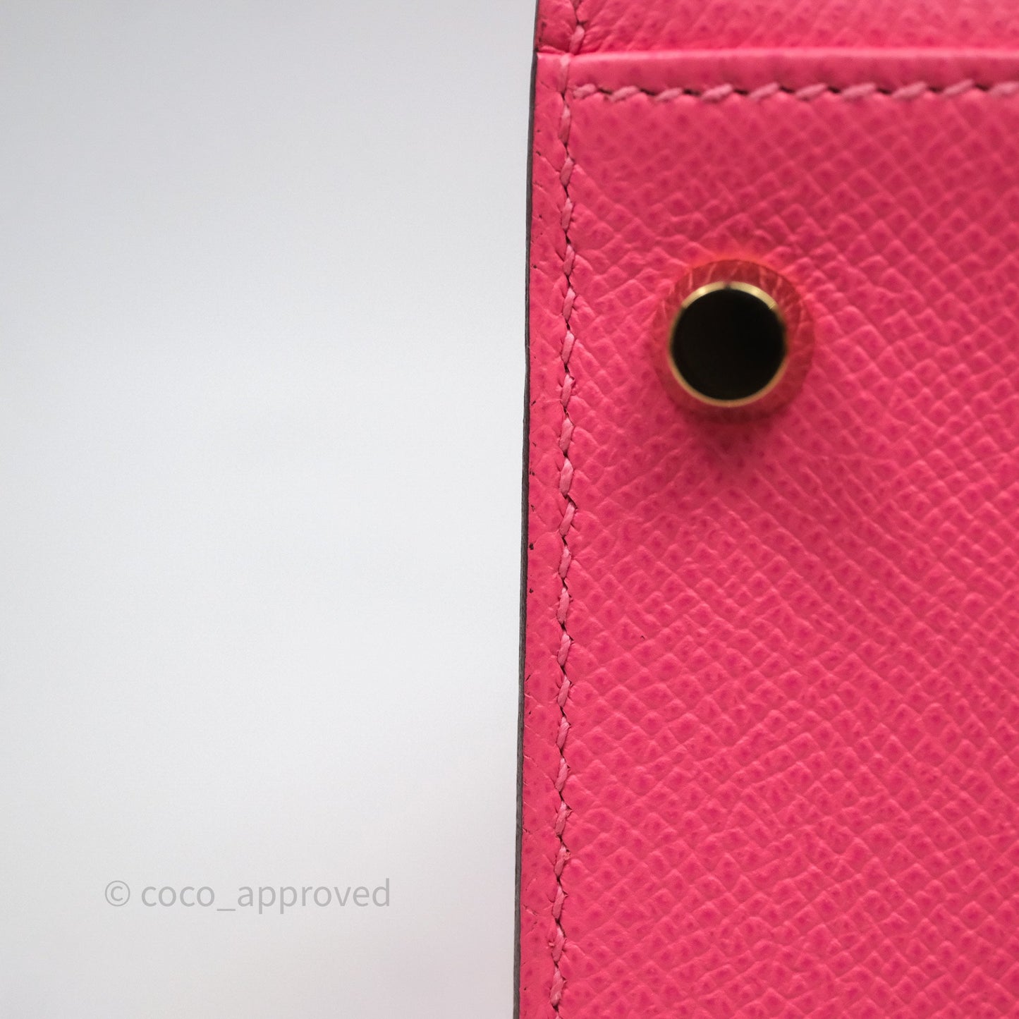 Hermès Kelly 28 Sellier Rose Lipstick U5 Epsom Gold Hardware