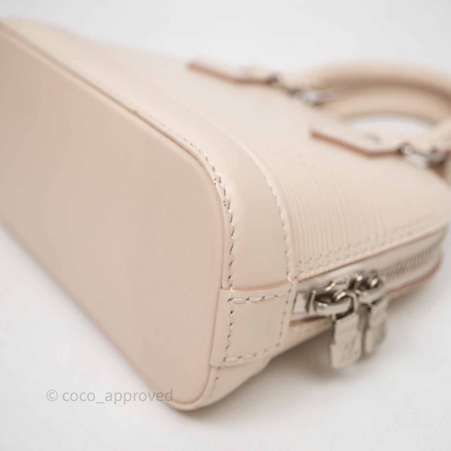 Louis Vuitton Alma Nano Quartz Silver Hardware