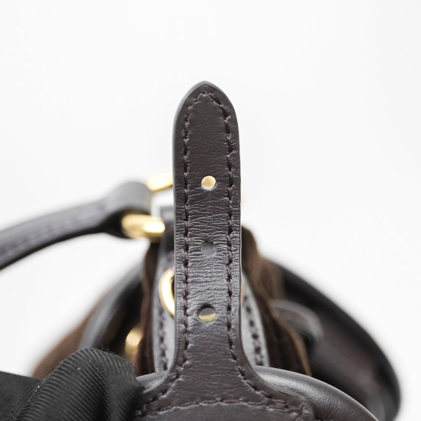 Miu Miu Corduroy Backpack Ebony