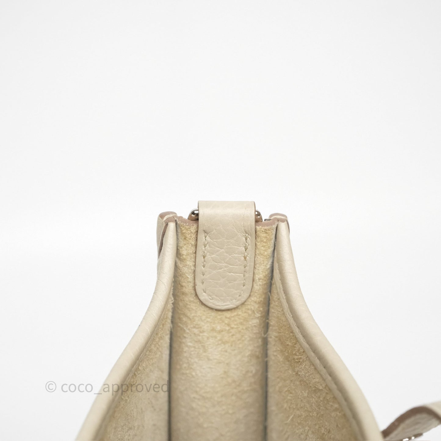 Hermès Mini Evelyne 16 Beton 8L Clemence Palladium Hardware