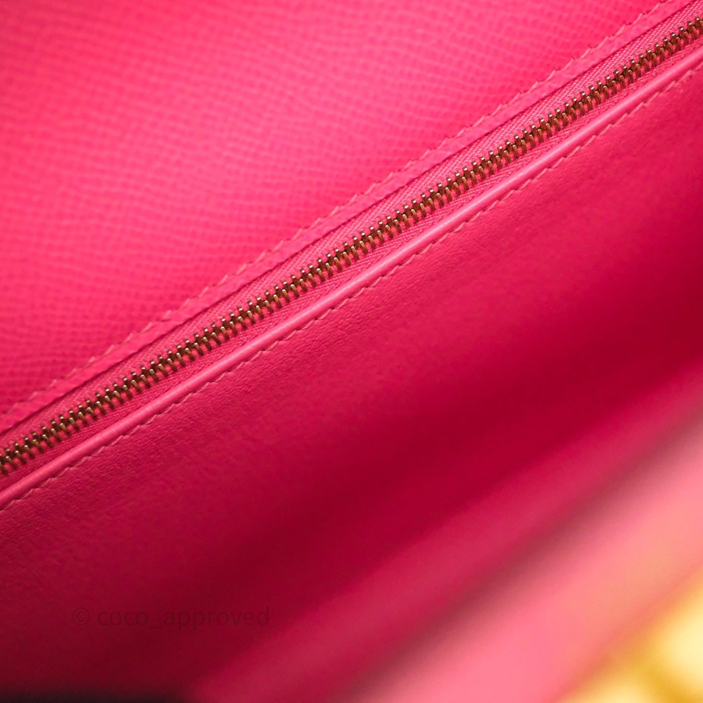 Hermès Kelly 28 Sellier Rose Lipstick U5 Epsom Gold Hardware