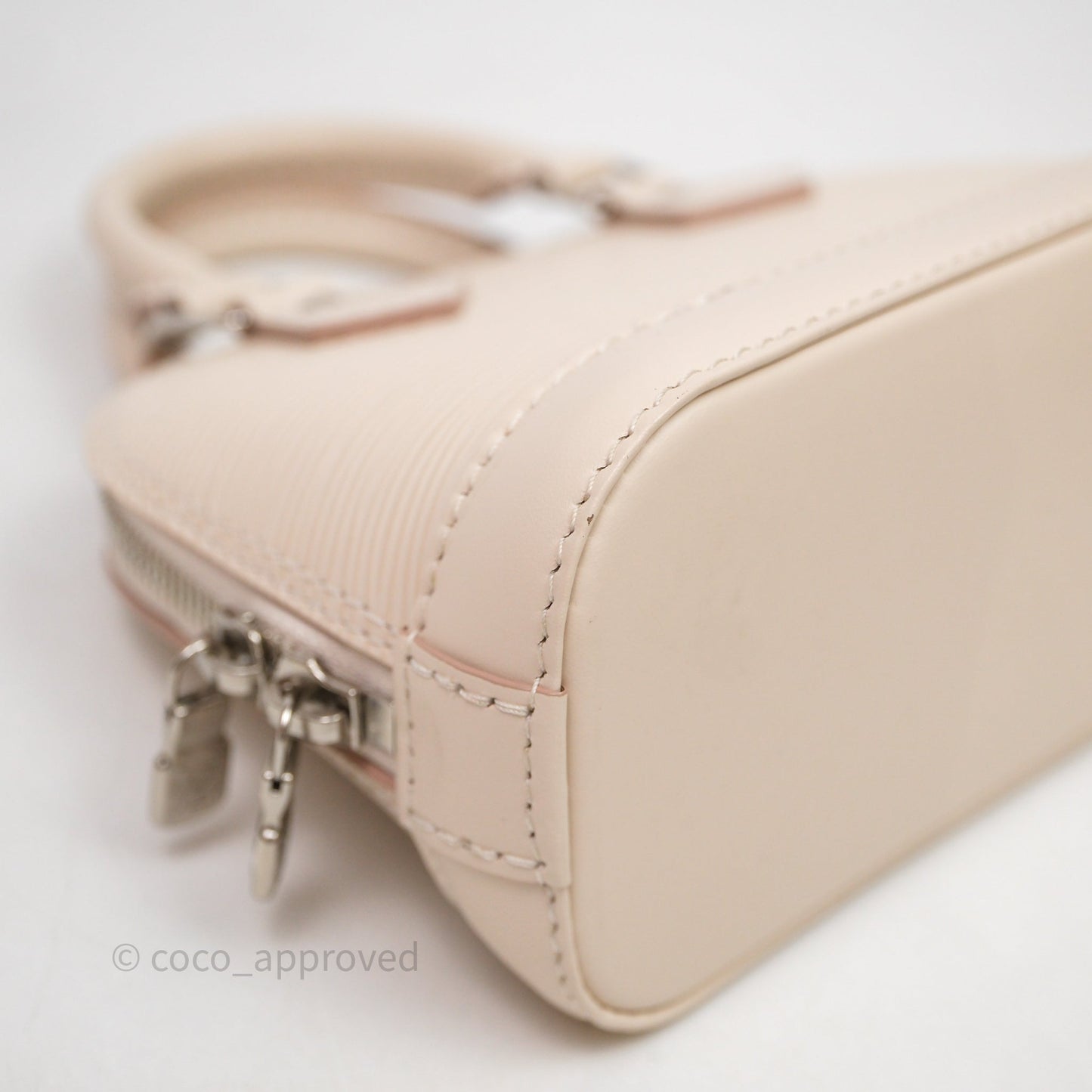 Louis Vuitton Alma Nano Quartz Silver Hardware