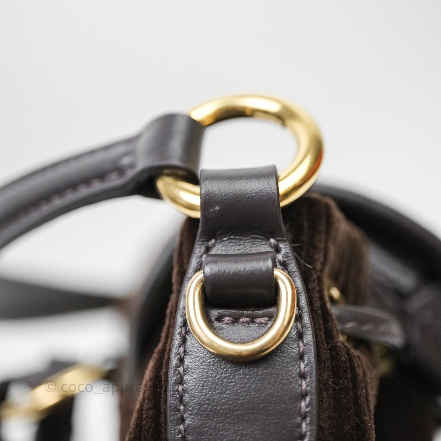 Miu Miu Corduroy Backpack Ebony