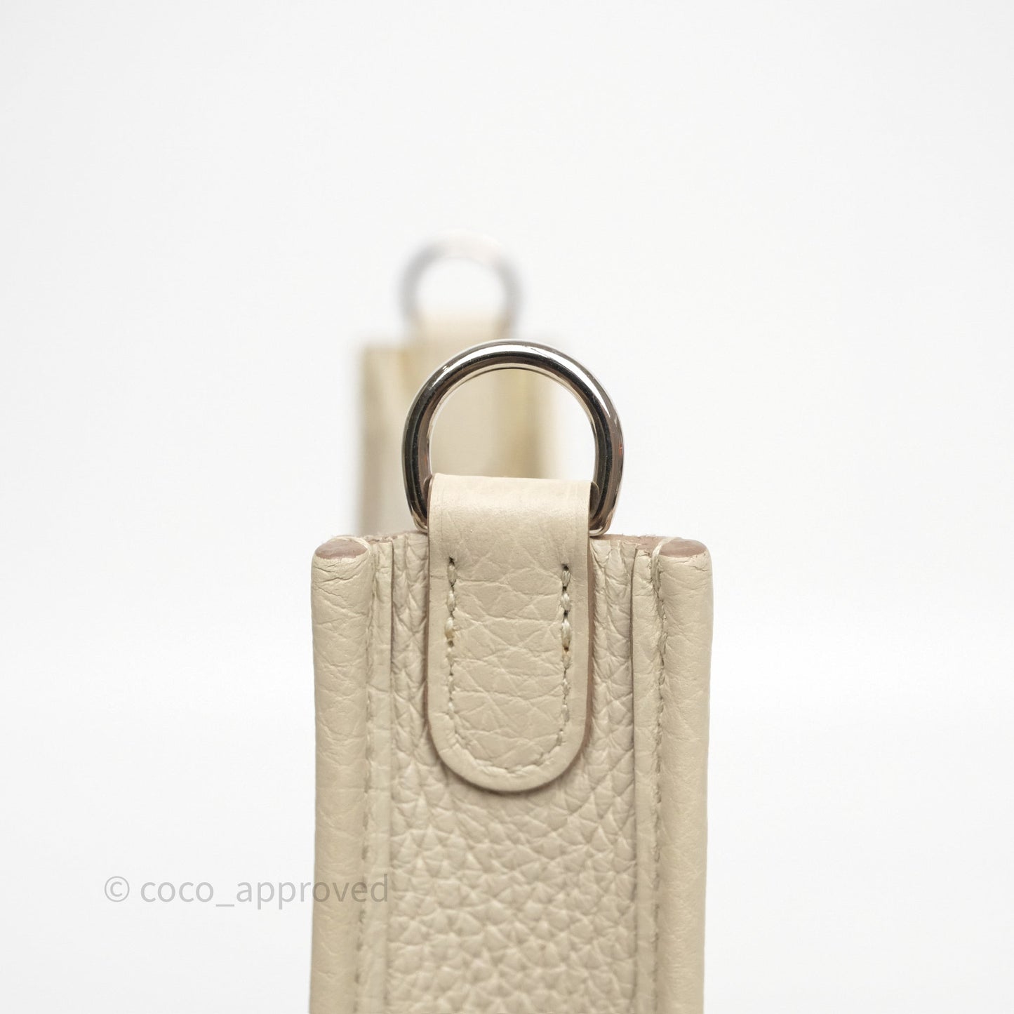 Hermès Mini Evelyne 16 Beton 8L Clemence Palladium Hardware
