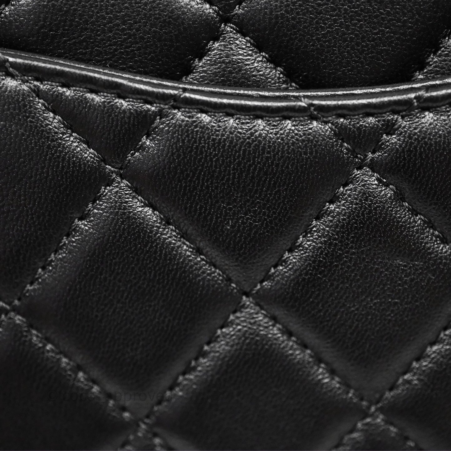 Chanel Mini Rectangular Pearl Crush Quilted Black Lambskin Aged Gold Hardware