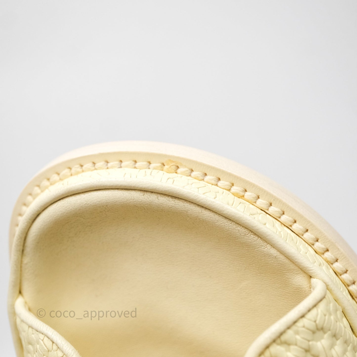 Chanel Dad Sandals Medallion Yellow Size 37