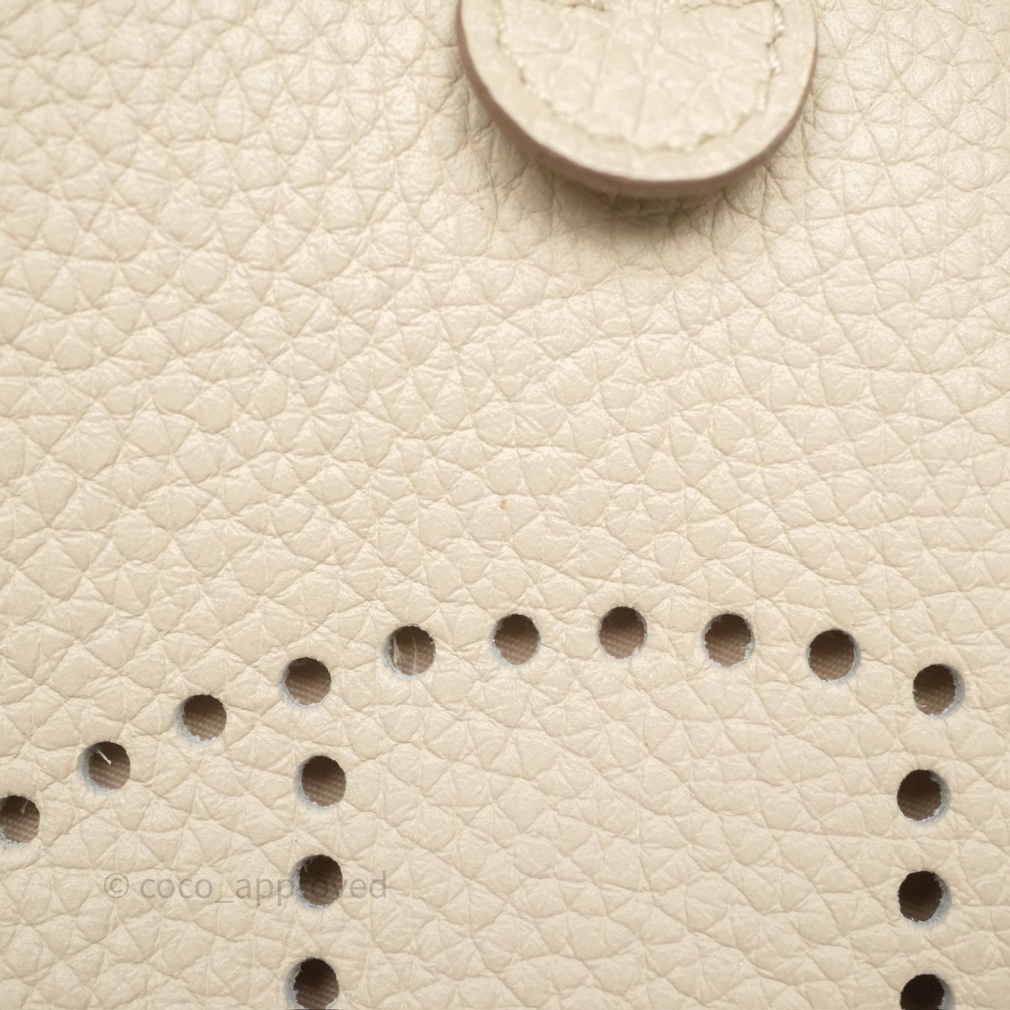 Hermès Mini Evelyne 16 Beton 8L Clemence Palladium Hardware