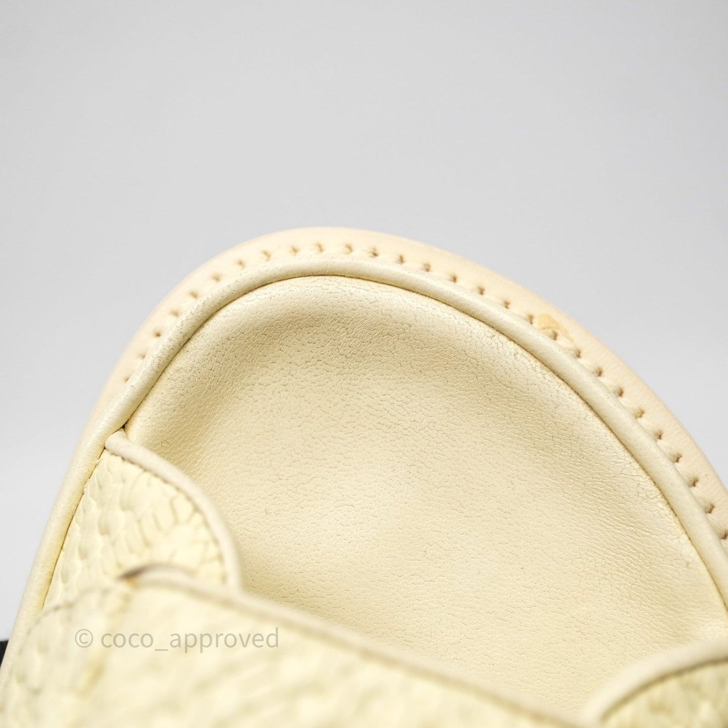 Chanel Dad Sandals Medallion Yellow Size 37