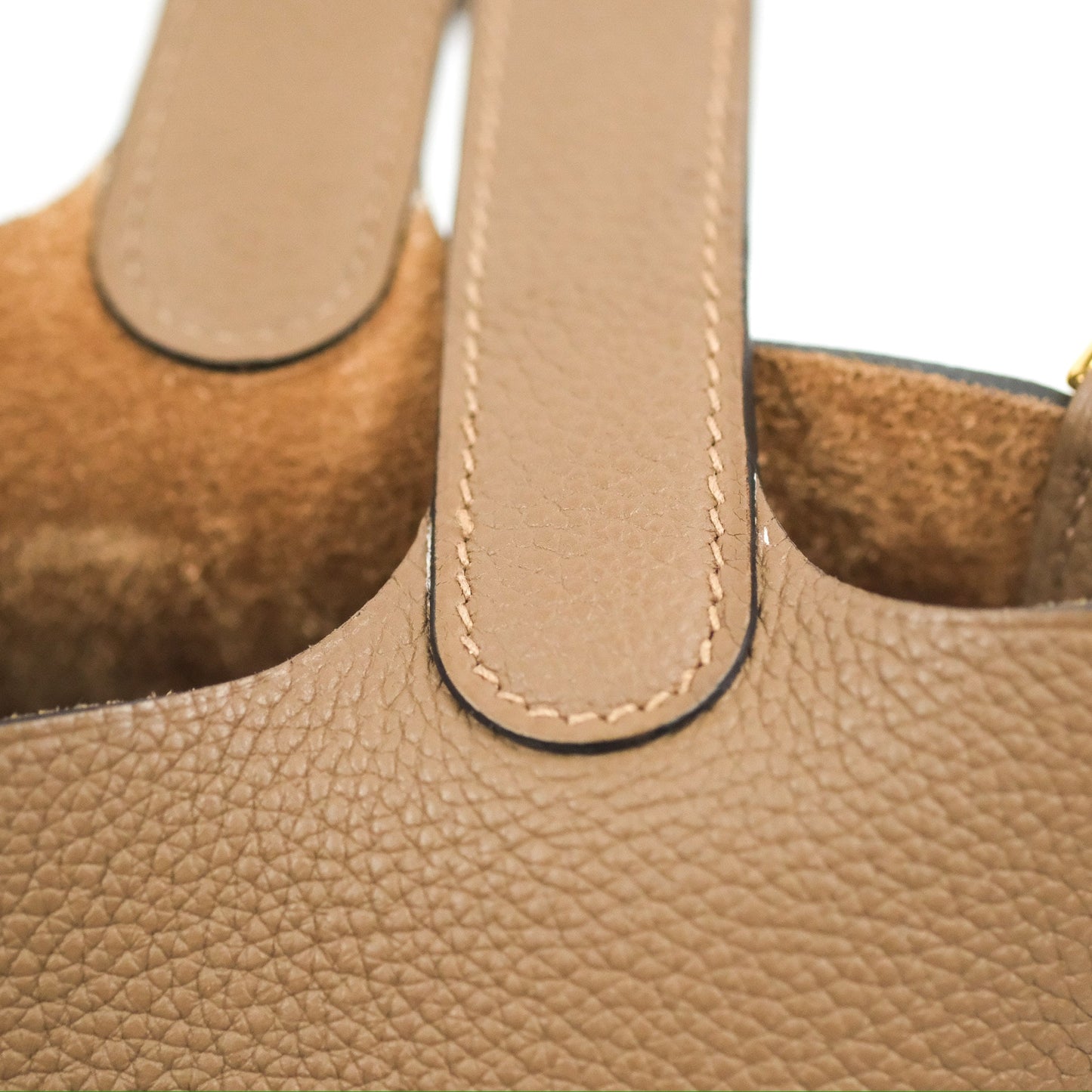 Hermès Picotin Lock 18 Beige De Weimar TM Taurillon Maurice Gold Hardware