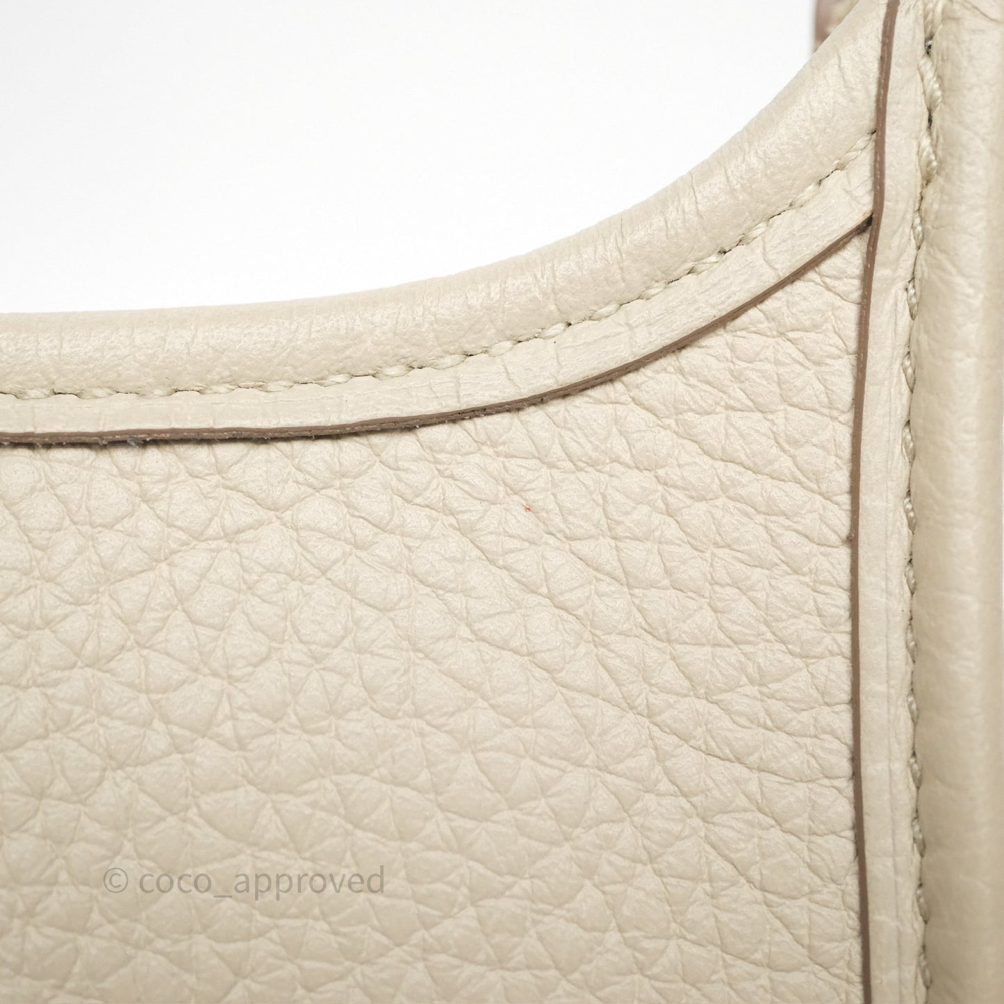 Hermès Mini Evelyne 16 Beton 8L Clemence Palladium Hardware