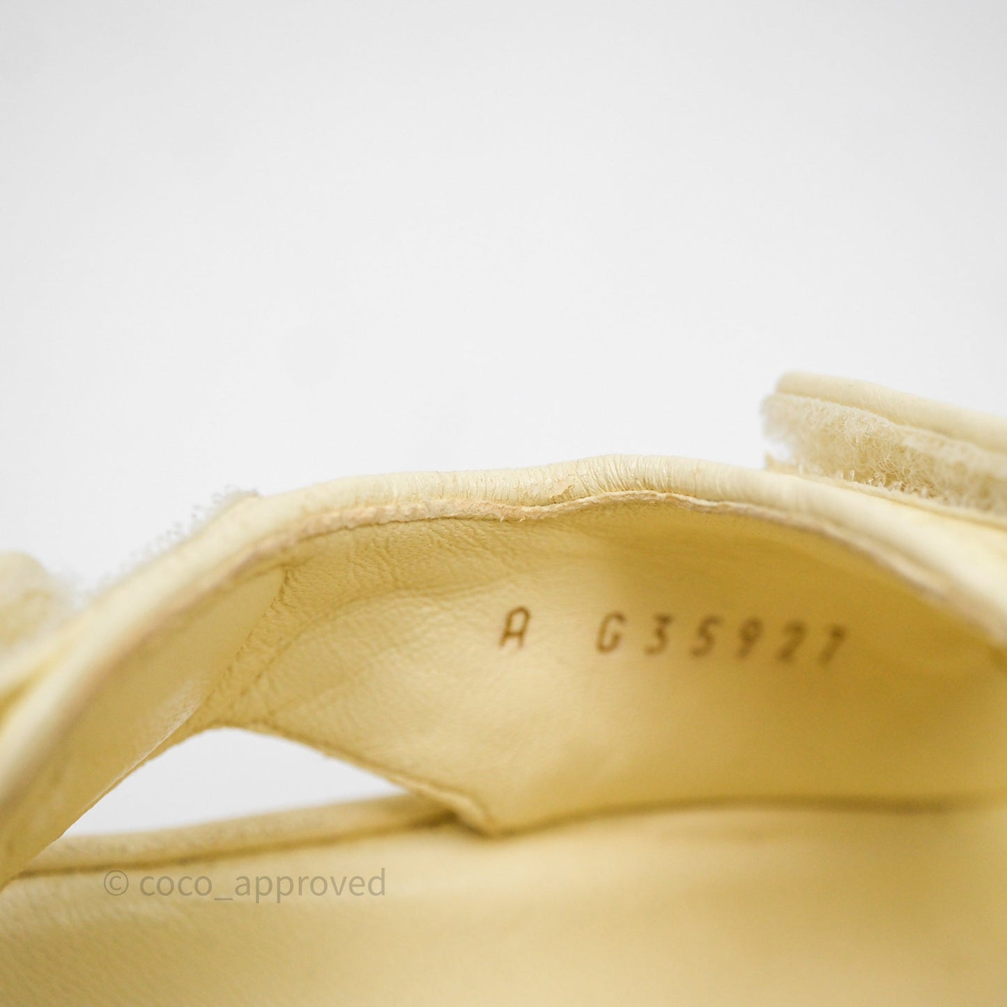 Chanel Dad Sandals Medallion Yellow Size 37