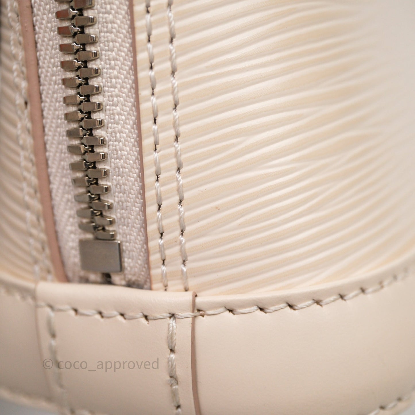 Louis Vuitton Alma Nano Quartz Silver Hardware