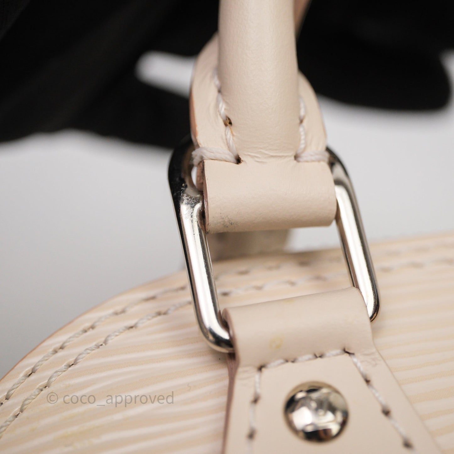 Louis Vuitton Alma Nano Quartz Silver Hardware