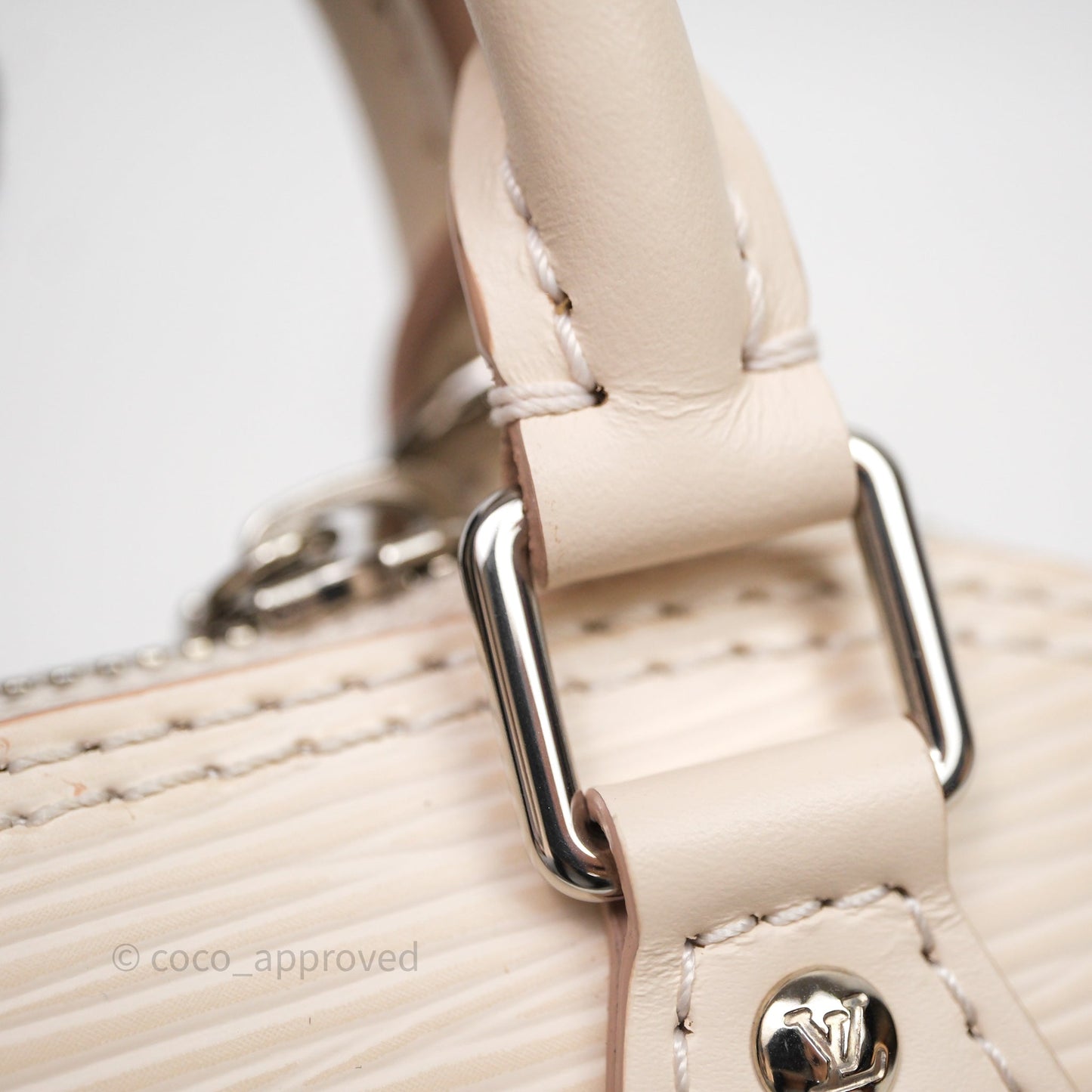 Louis Vuitton Alma Nano Quartz Silver Hardware