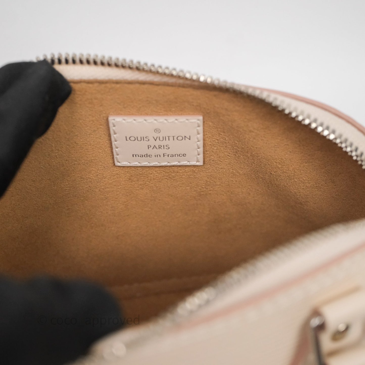 Louis Vuitton Alma Nano Quartz Silver Hardware