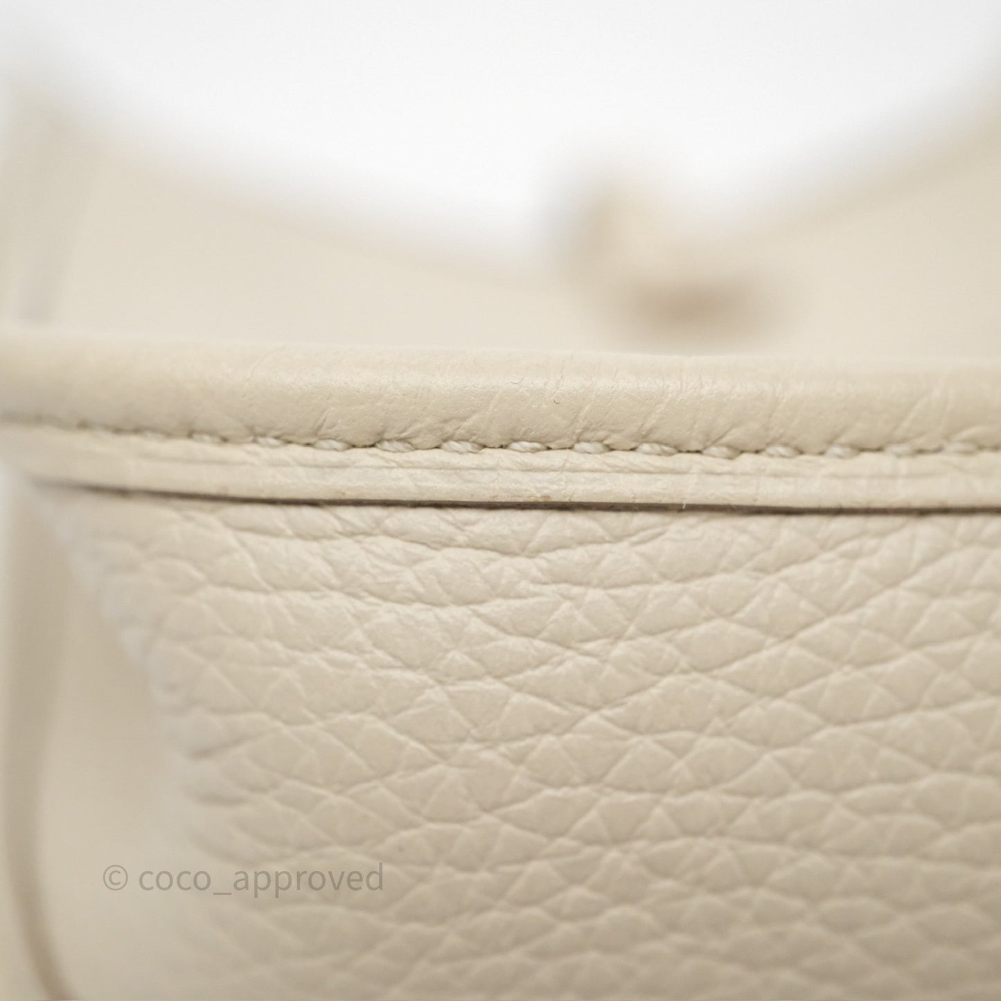 Hermès Mini Evelyne 16 Beton 8L Clemence Palladium Hardware