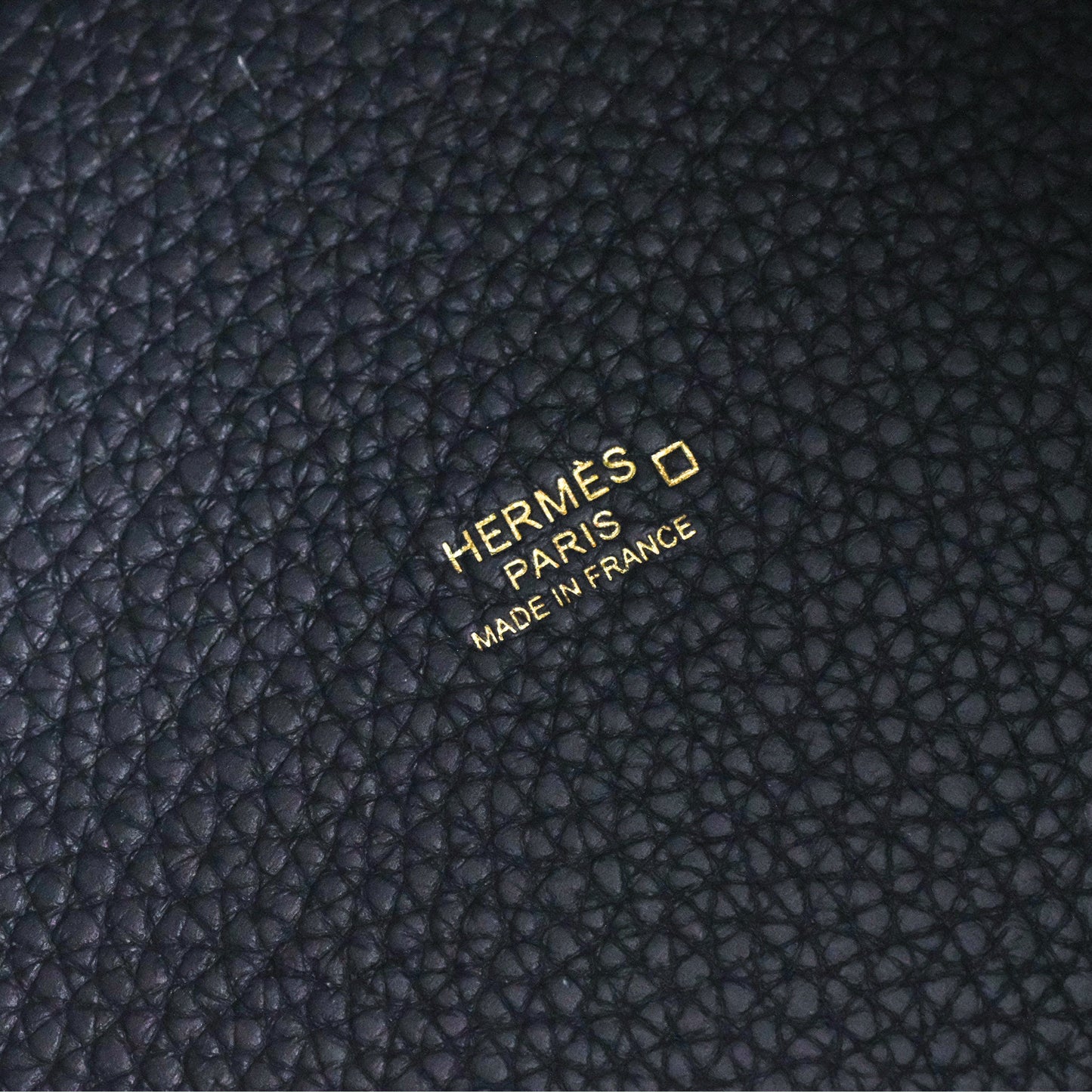 Hermès Picotin Lock 18  Touch Croc Handle Bleu Nuit 2Z Clemence Gold Hardware