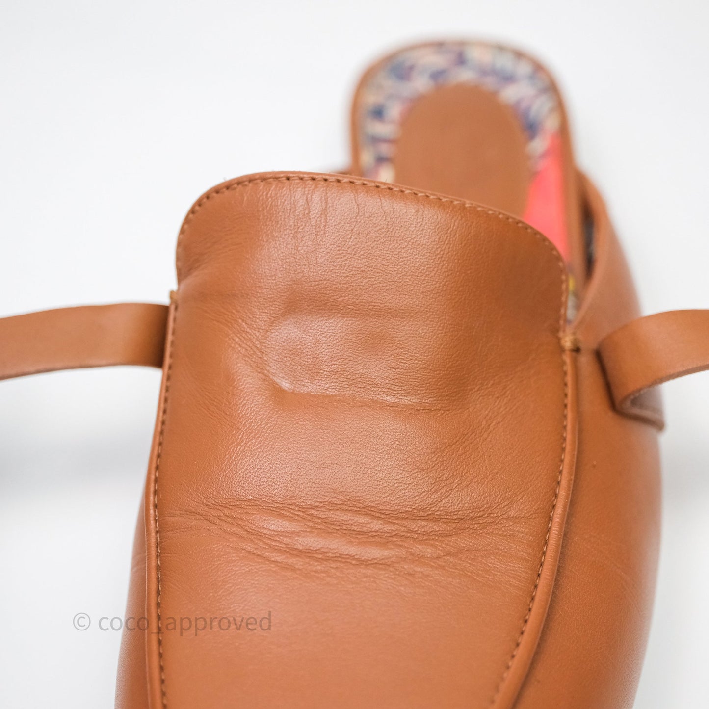 Hermès Oz Mules Calfskin Naturel Palladium Hardware Size 36