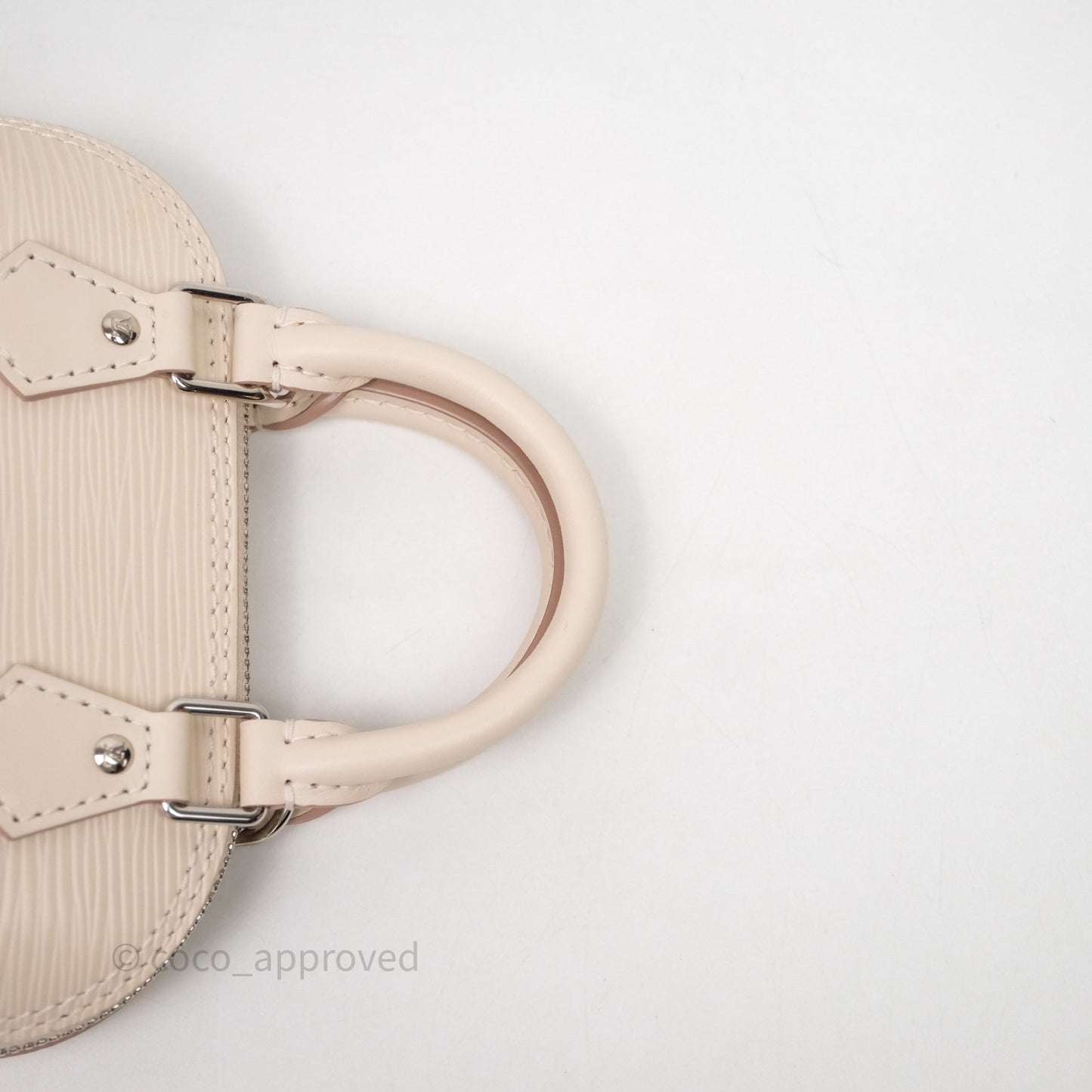 Louis Vuitton Alma Nano Quartz Silver Hardware