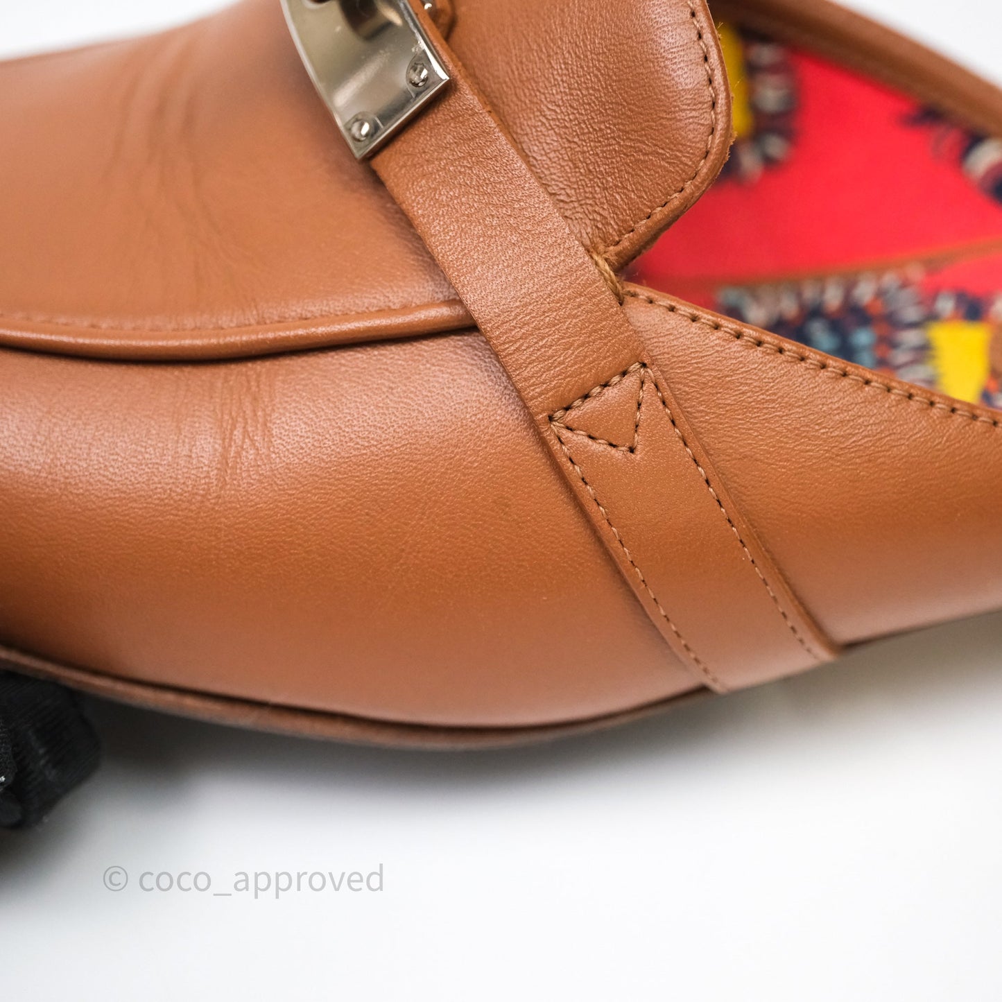 Hermès Oz Mules Calfskin Naturel Palladium Hardware Size 36