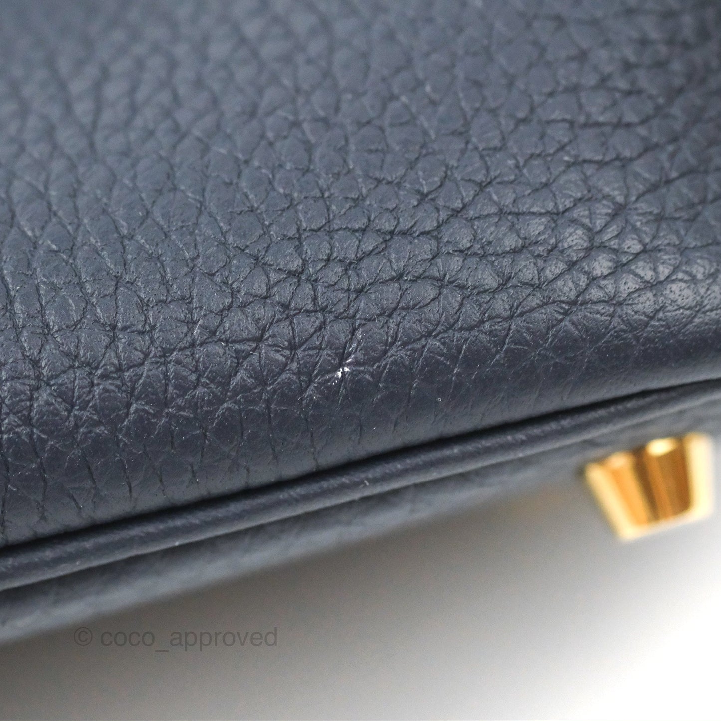 Hermès Picotin Lock 18  Touch Croc Handle Bleu Nuit 2Z Clemence Gold Hardware