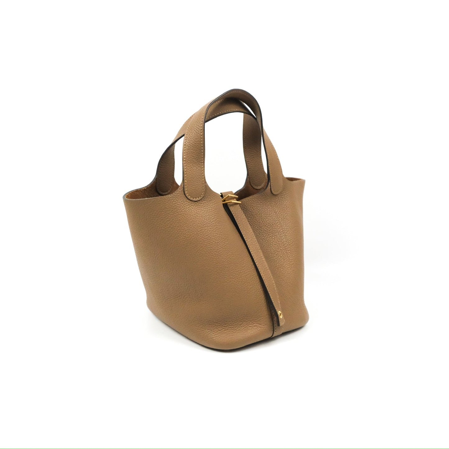 Hermès Picotin Lock 18 Beige De Weimar TM Taurillon Maurice Gold Hardware