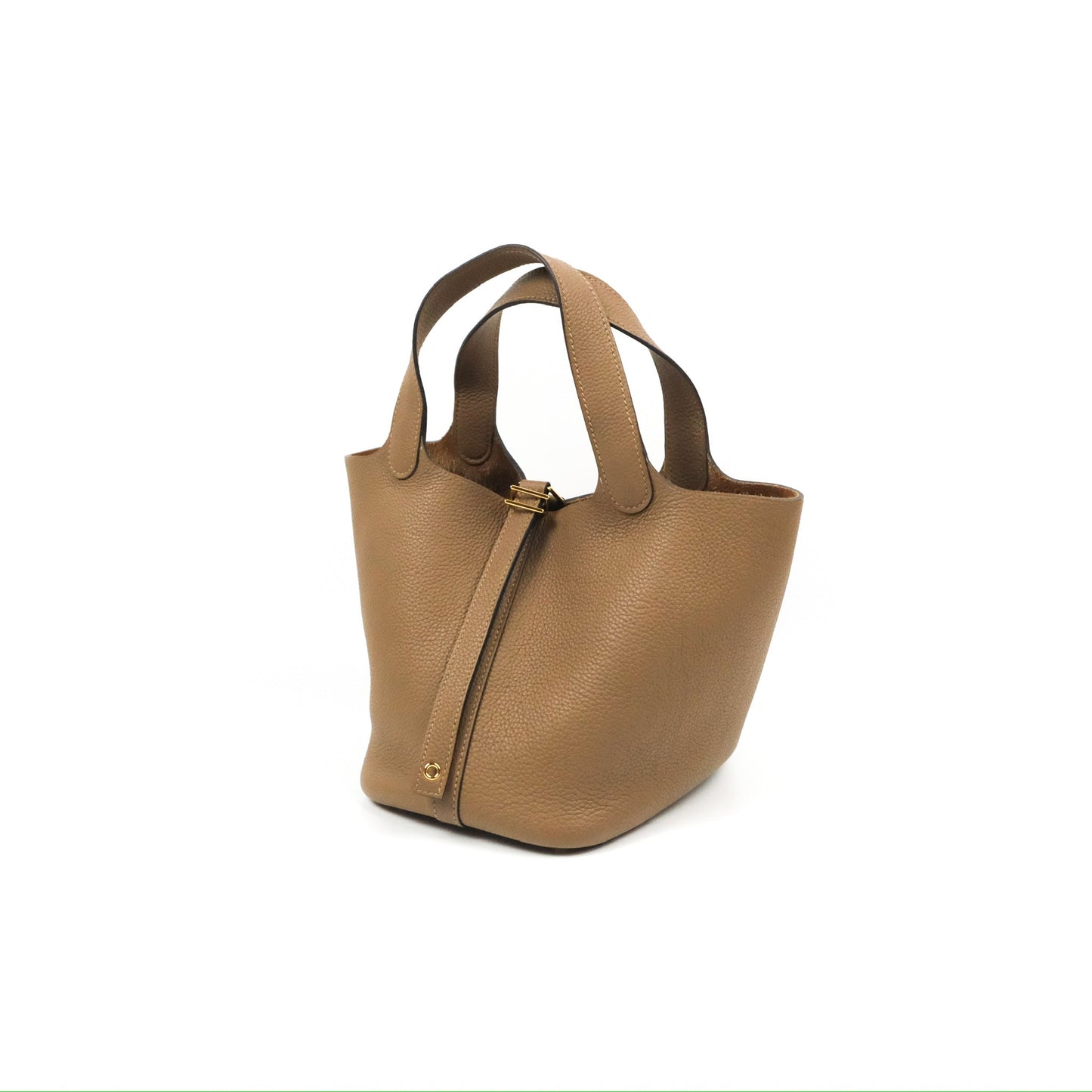 Hermès Picotin Lock 18 Beige De Weimar TM Taurillon Maurice Gold Hardware