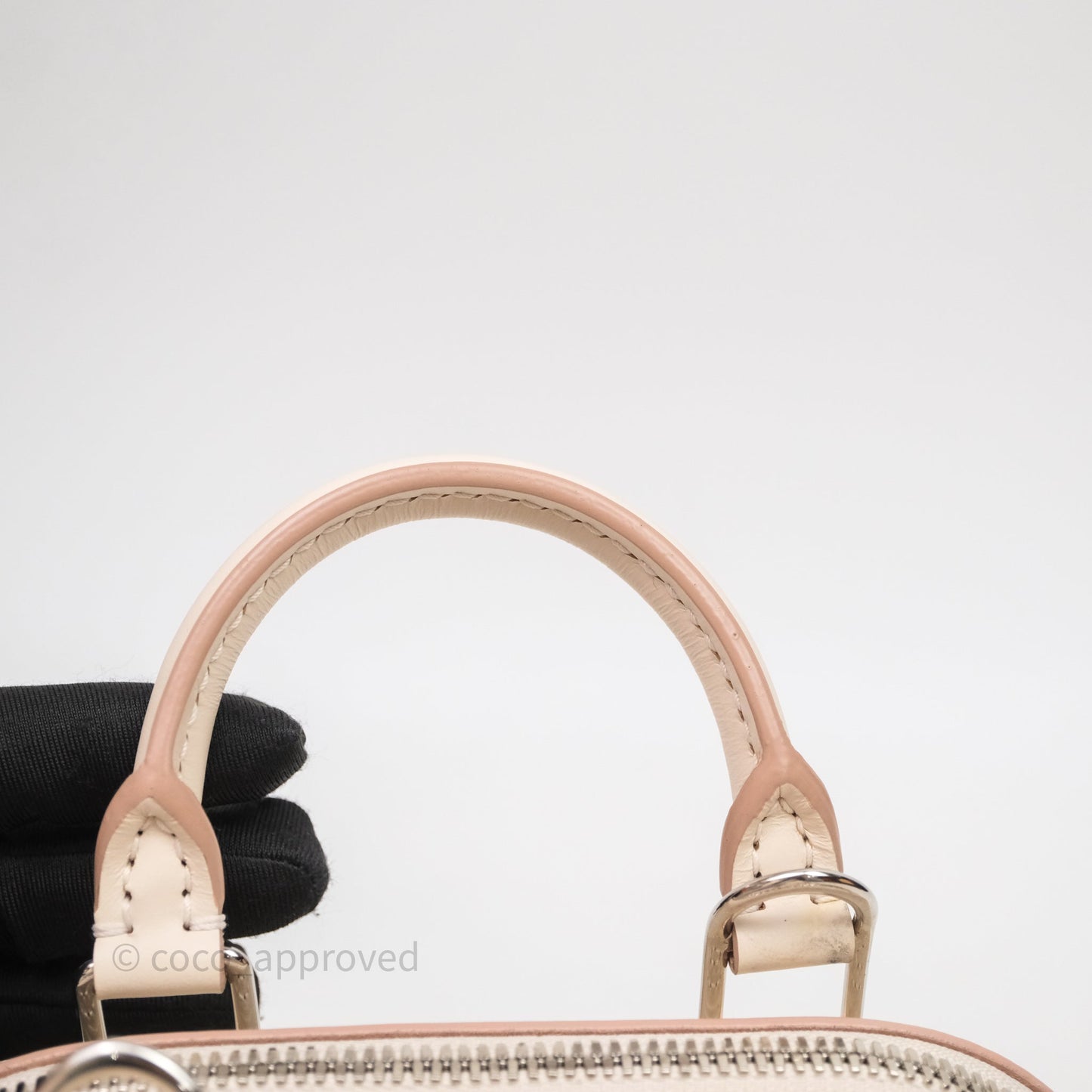 Louis Vuitton Alma Nano Quartz Silver Hardware