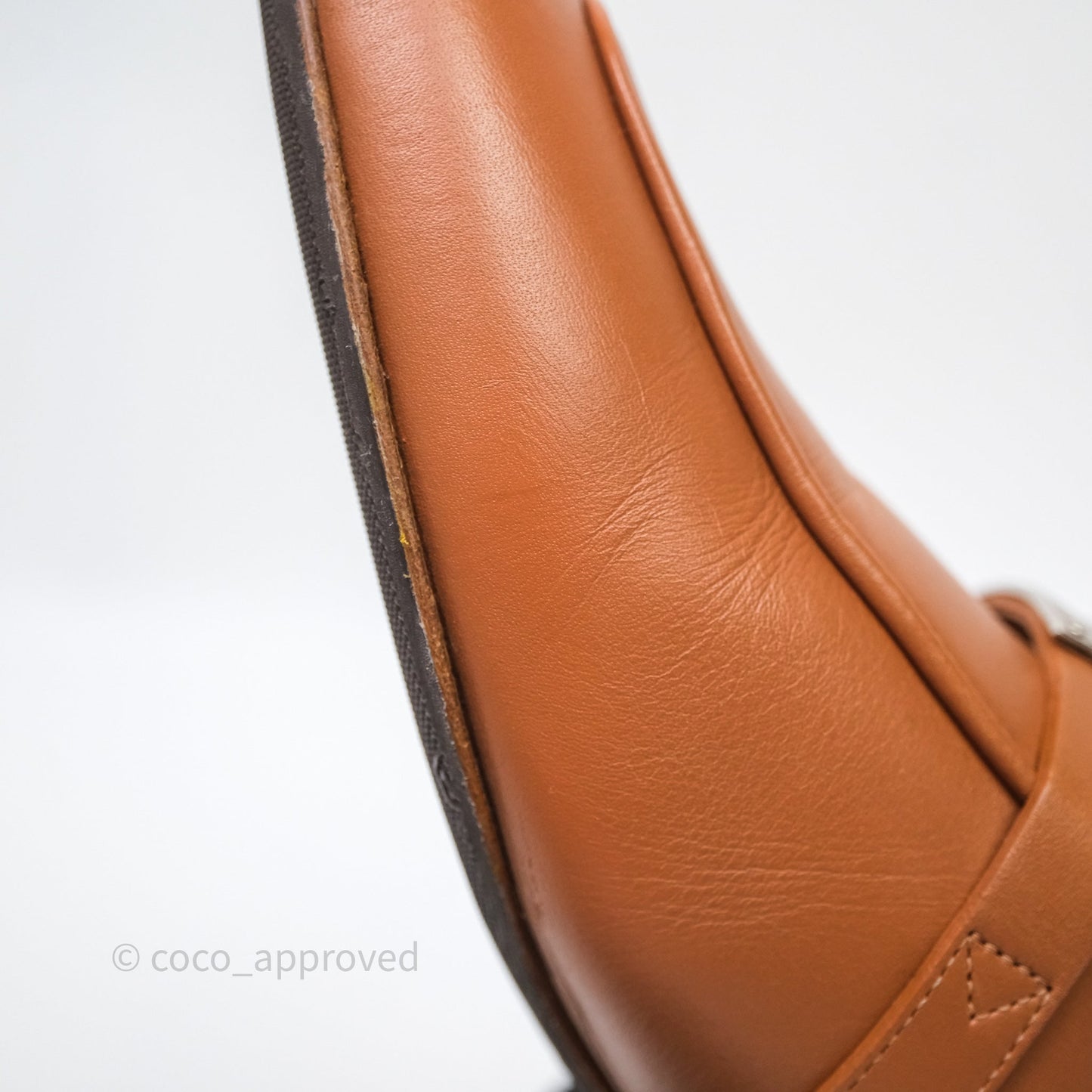 Hermès Oz Mules Calfskin Naturel Palladium Hardware Size 36