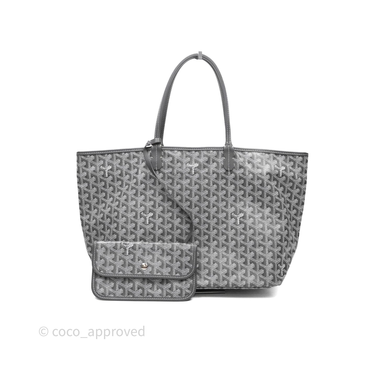 Goyard St Louis Tote PM Grey