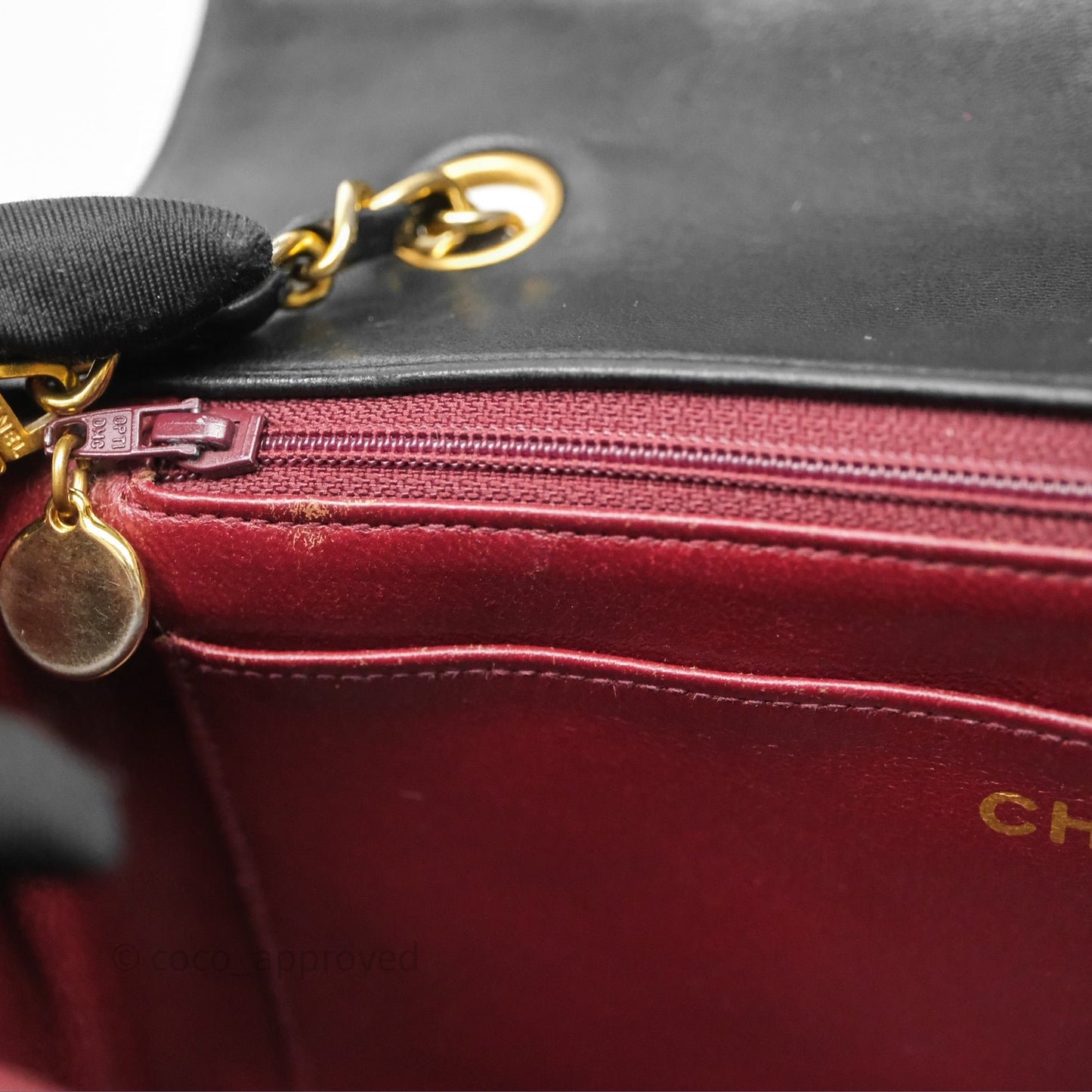 Chanel Vintage Medium Classic Diana Flap Bag Black Lambskin 24K Gold Hardware