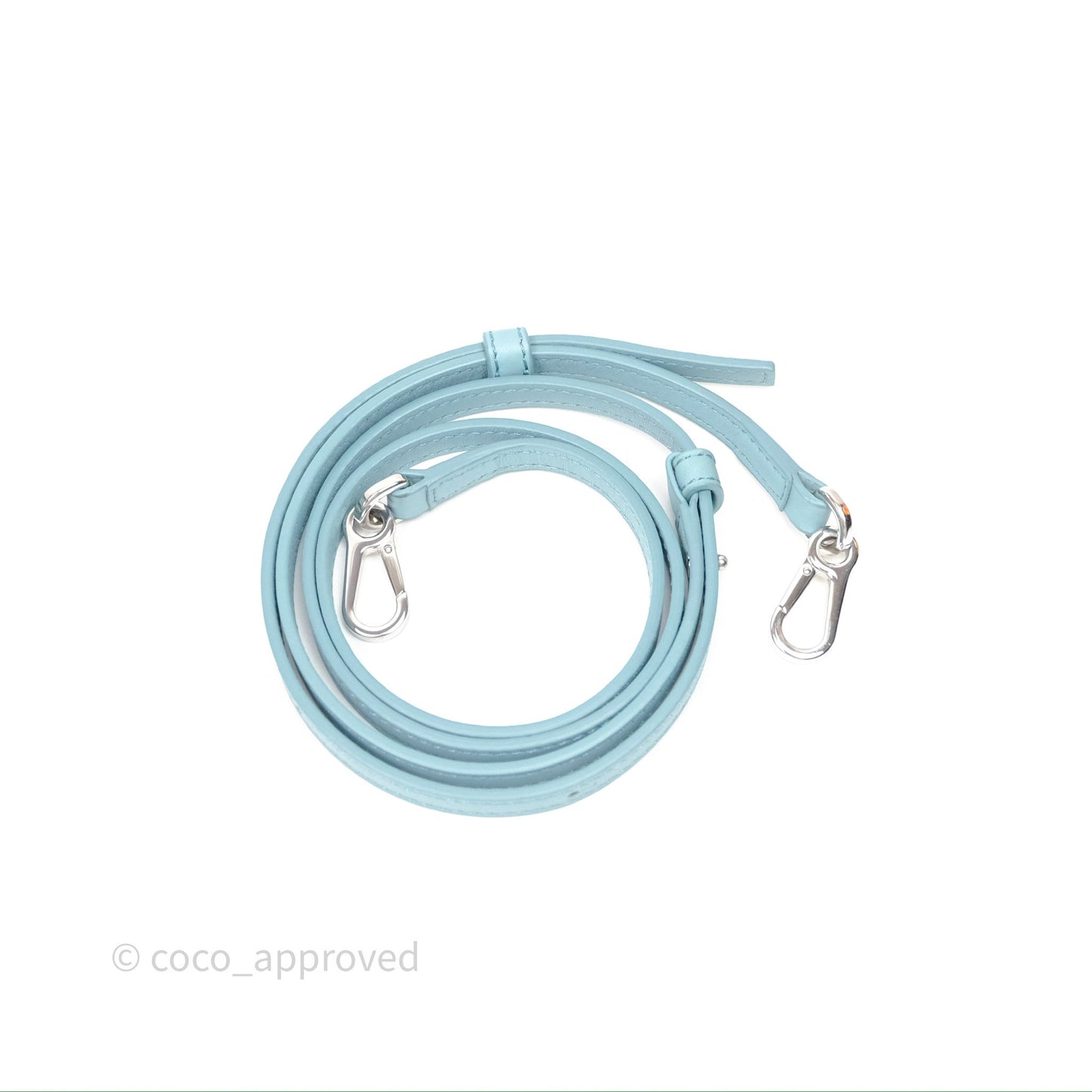 Loewe Mini Squid Suna Puzzle Bag Blue Silver Hardware
