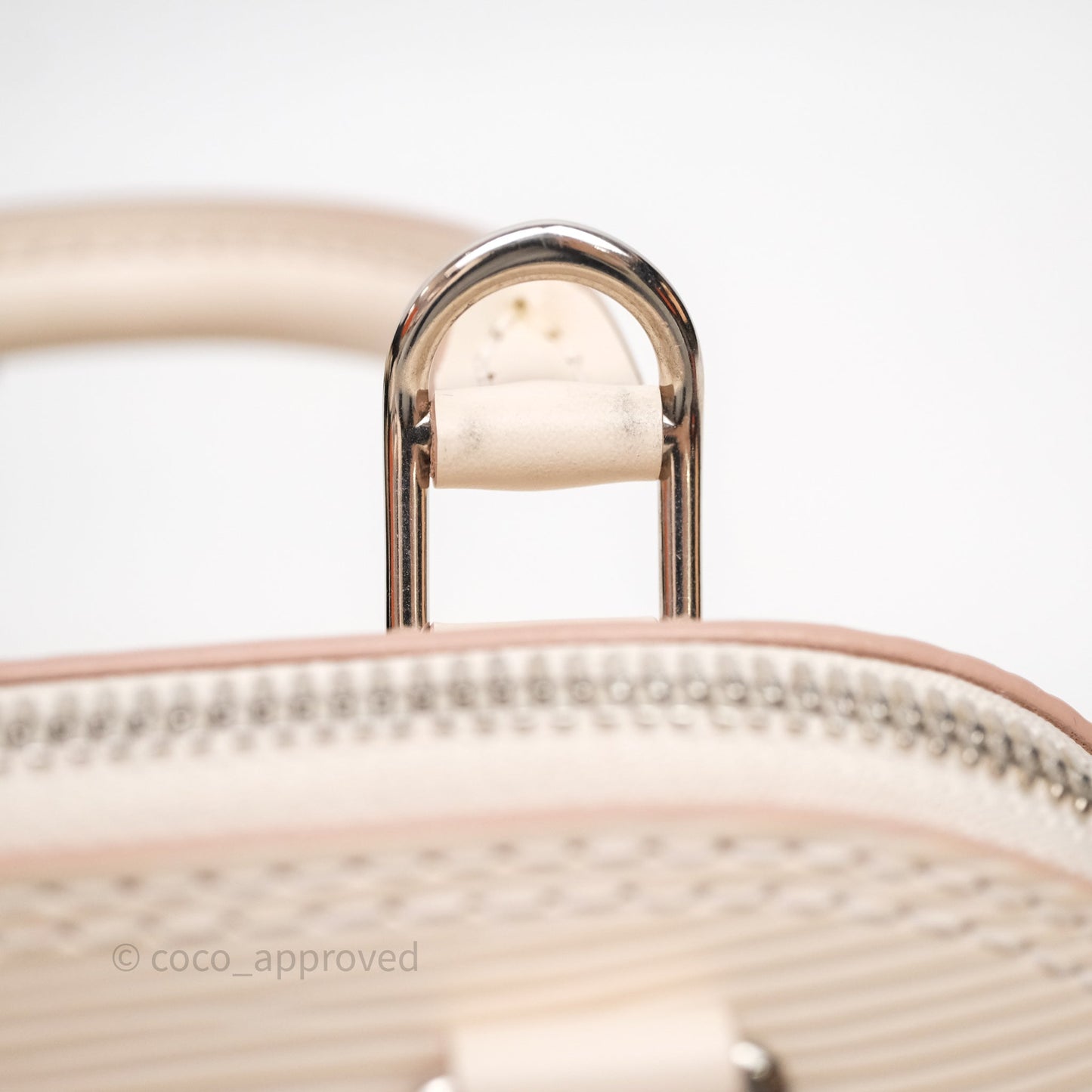 Louis Vuitton Alma Nano Quartz Silver Hardware