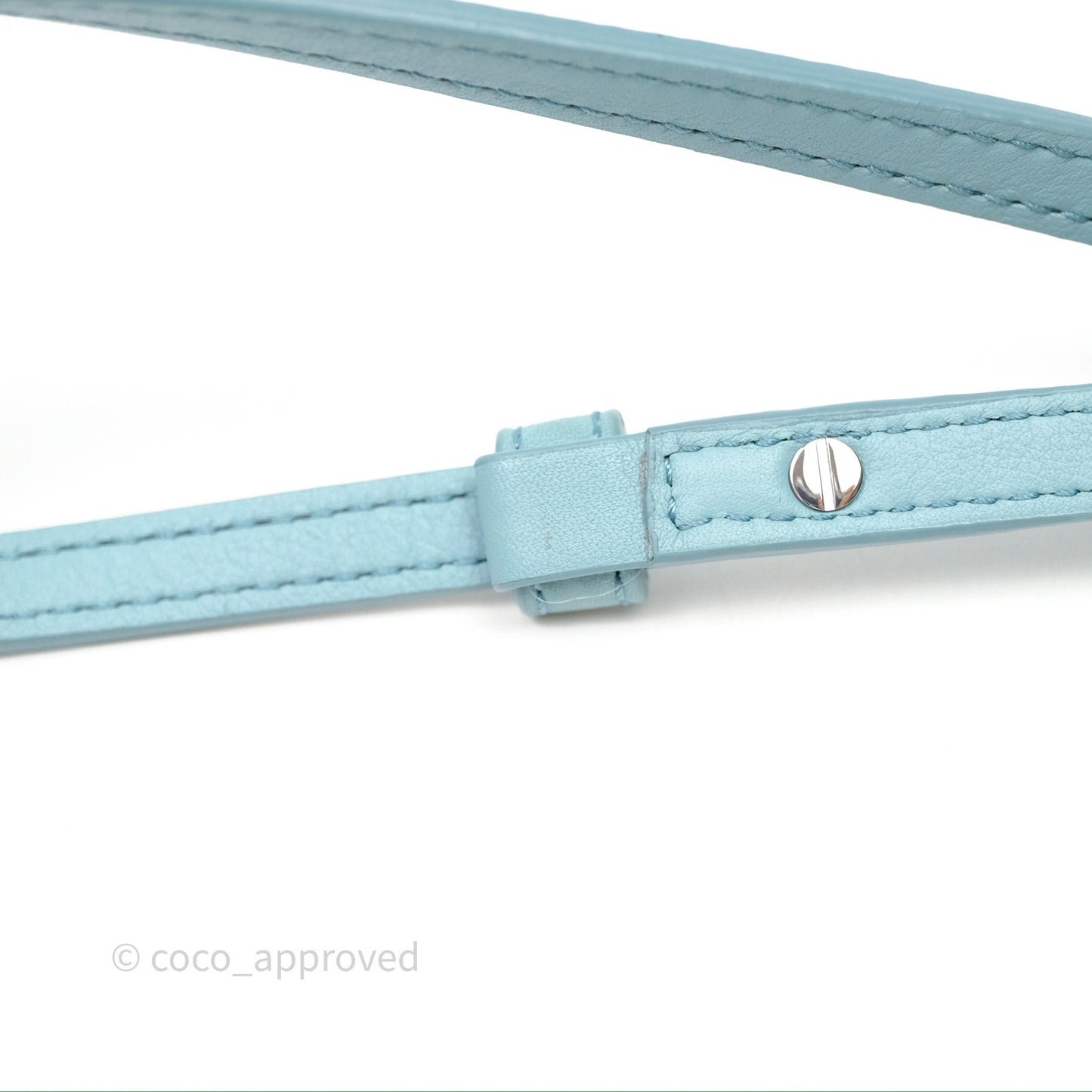 Loewe Mini Squid Suna Puzzle Bag Blue Silver Hardware