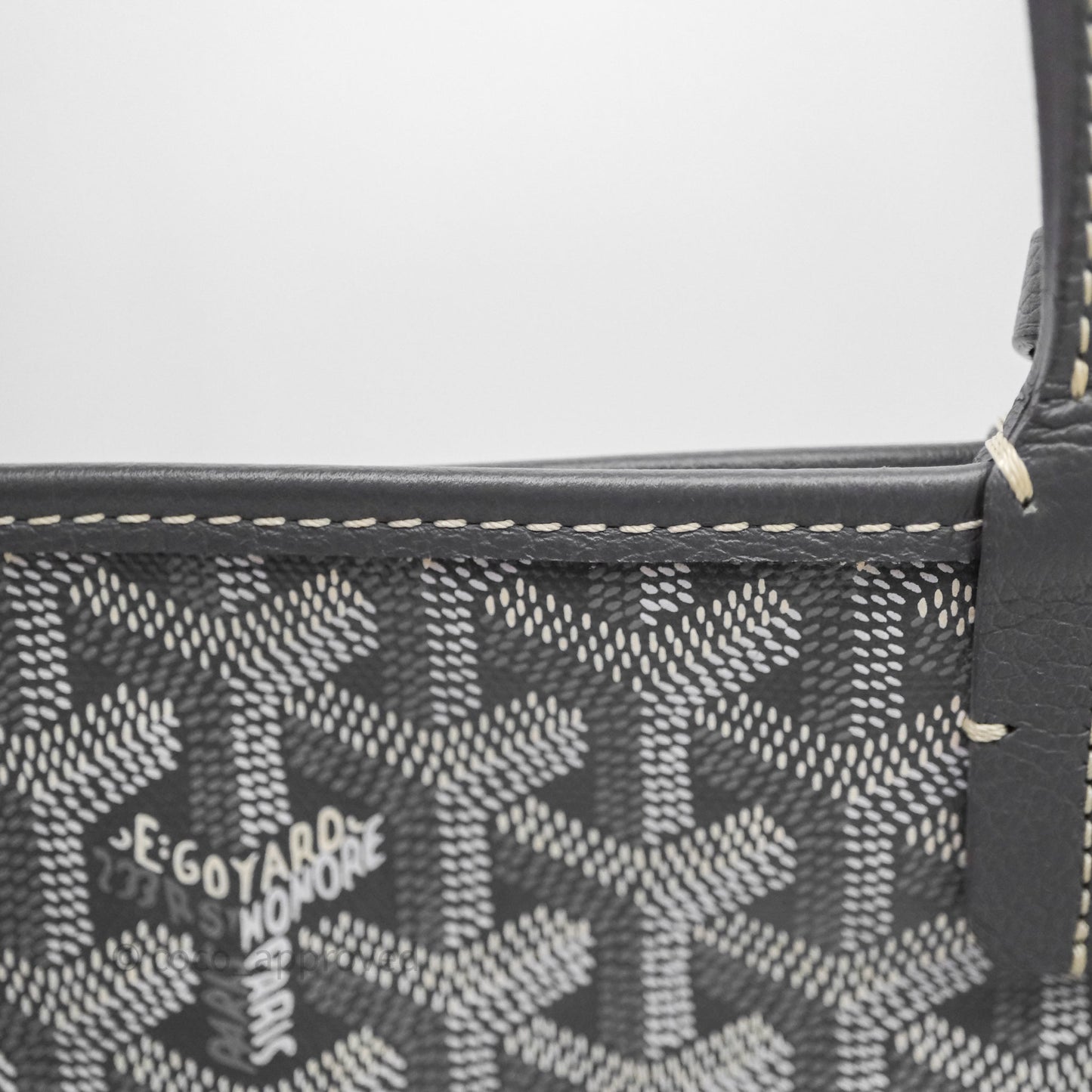 Goyard St Louis Tote PM Grey