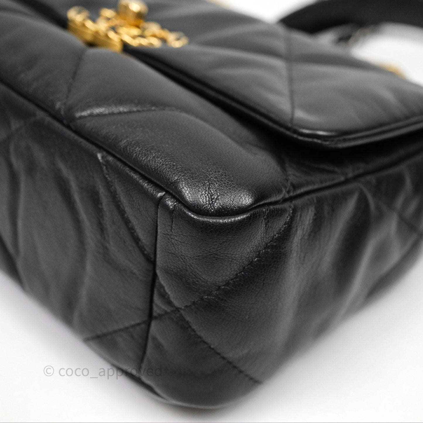 Chanel 19 Small Black Goatskin Mixed Hardware