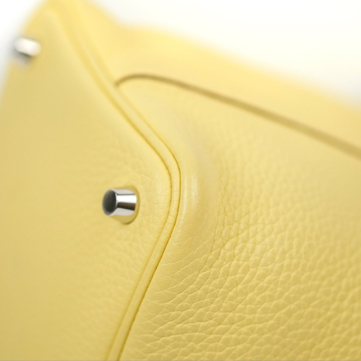 Hermès Picotin Lock 18 Jaune Poussin Taurillon Clemence Palladium Hardware