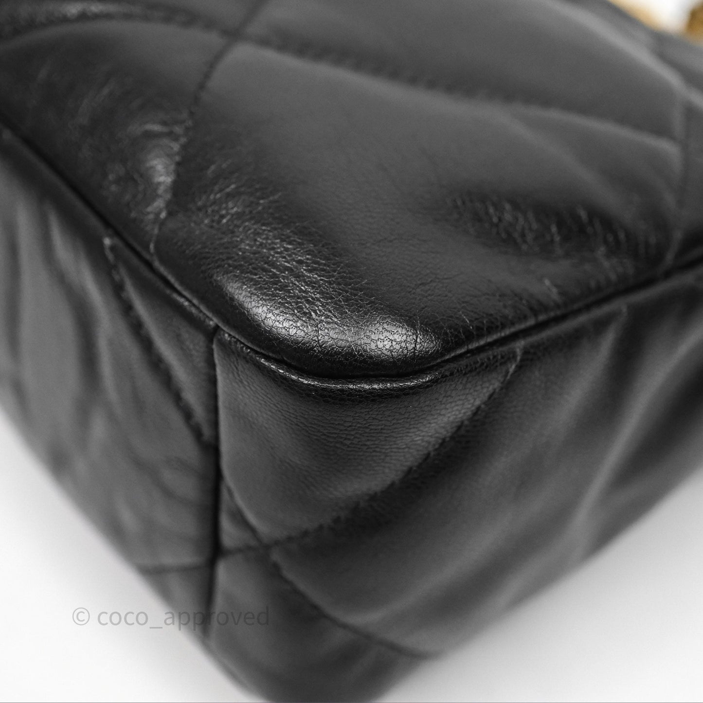 Chanel 19 Small Black Goatskin Mixed Hardware