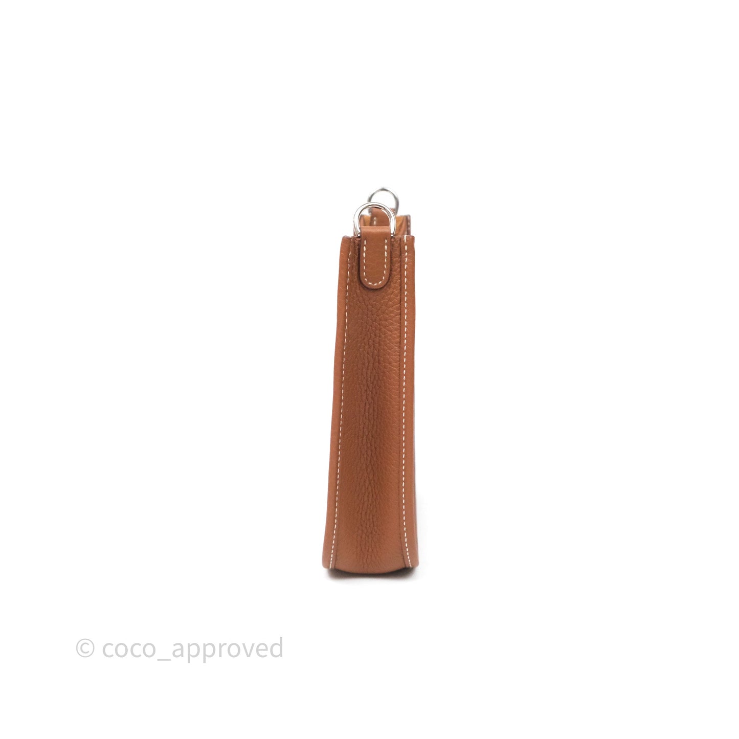 Hermès Mini Evelyne 16 Amazone Gold/ Cornaline-Blanc Clemence Palladium Hardware