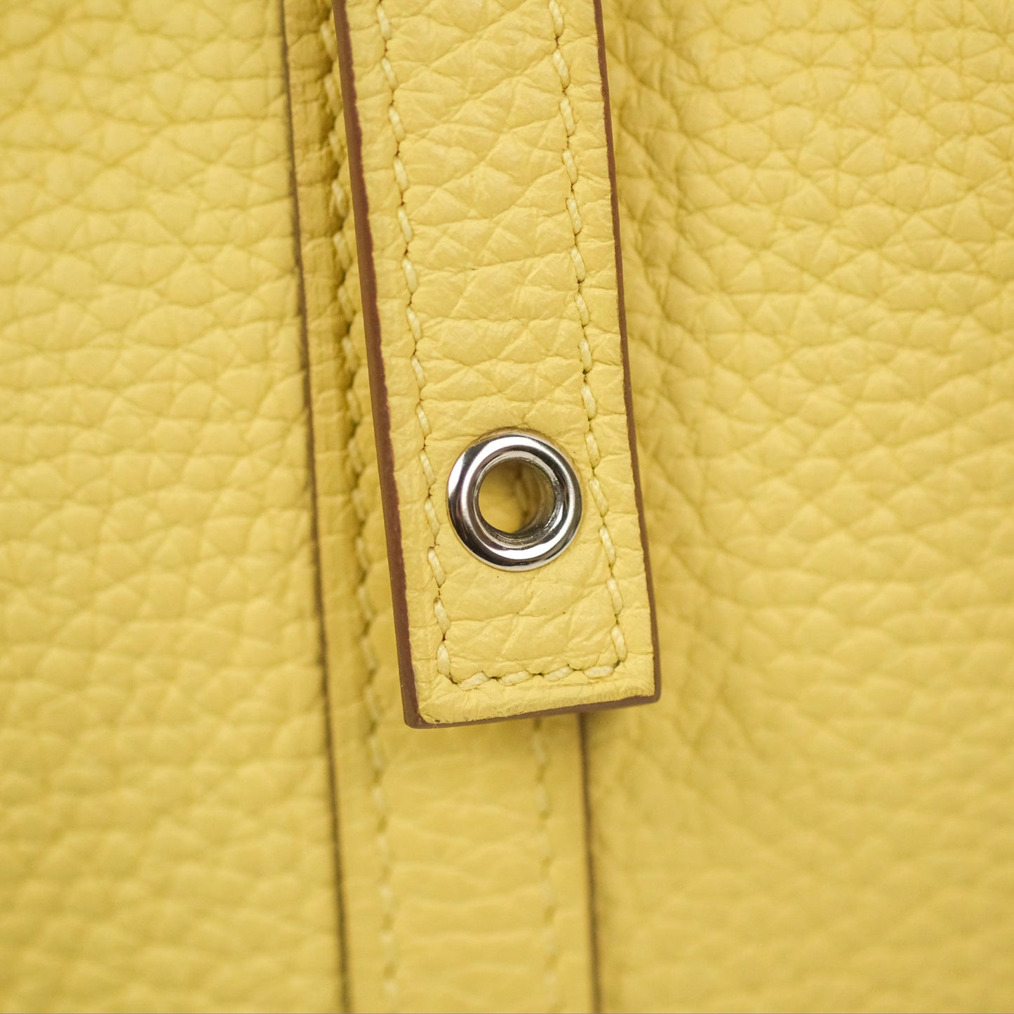 Hermès Picotin Lock 18 Jaune Poussin Taurillon Clemence Palladium Hardware