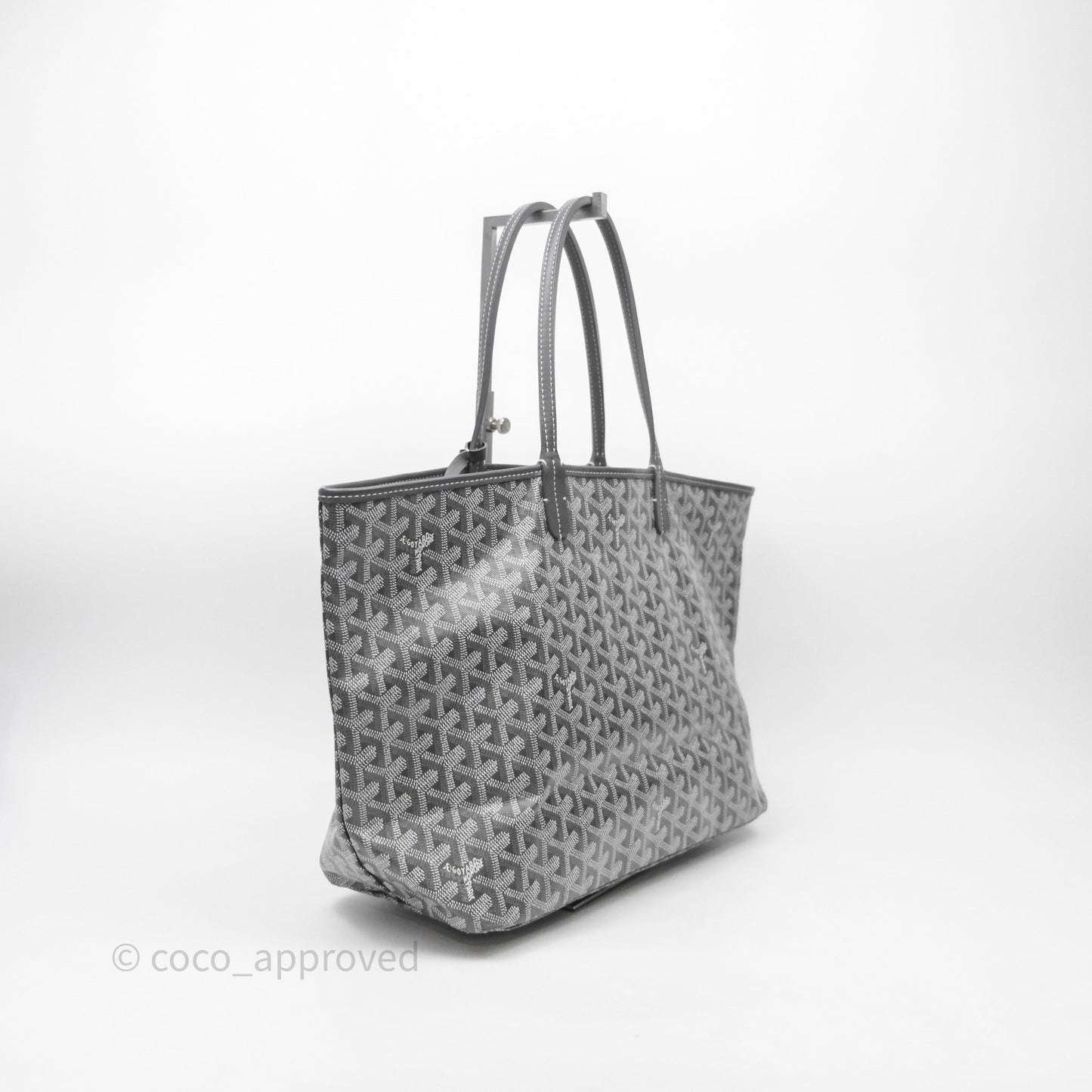 Goyard St Louis Tote PM Grey