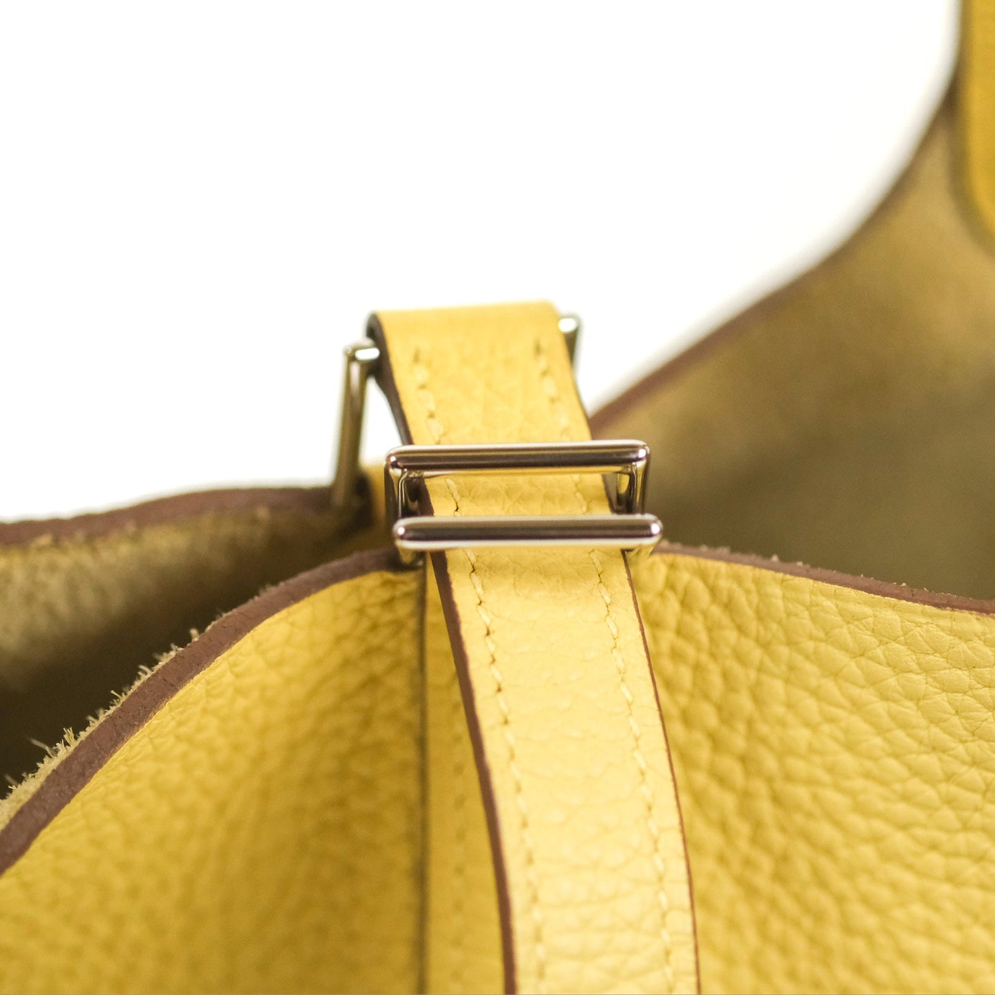 Hermès Picotin Lock 18 Jaune Poussin Taurillon Clemence Palladium Hardware