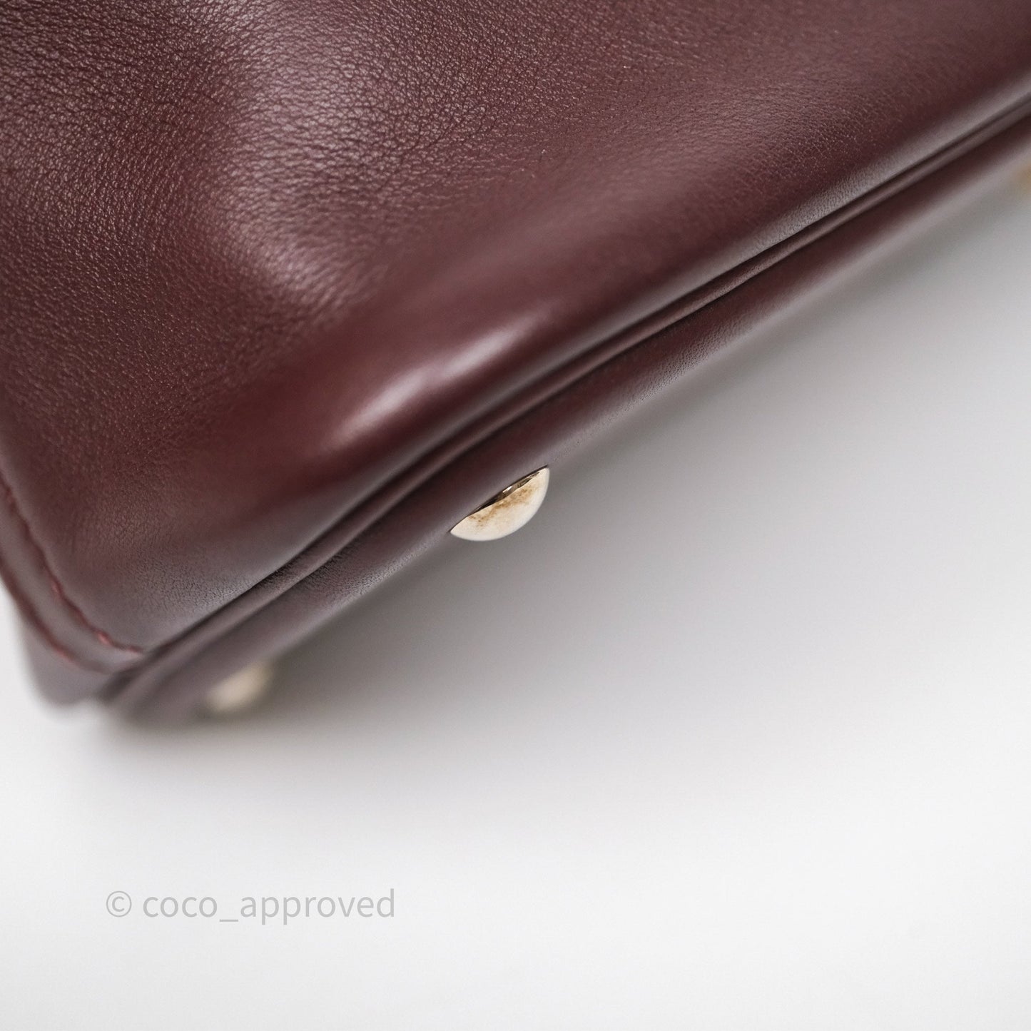 Hermès Bolide 27 Prune 58 Swift Palladium Hardware